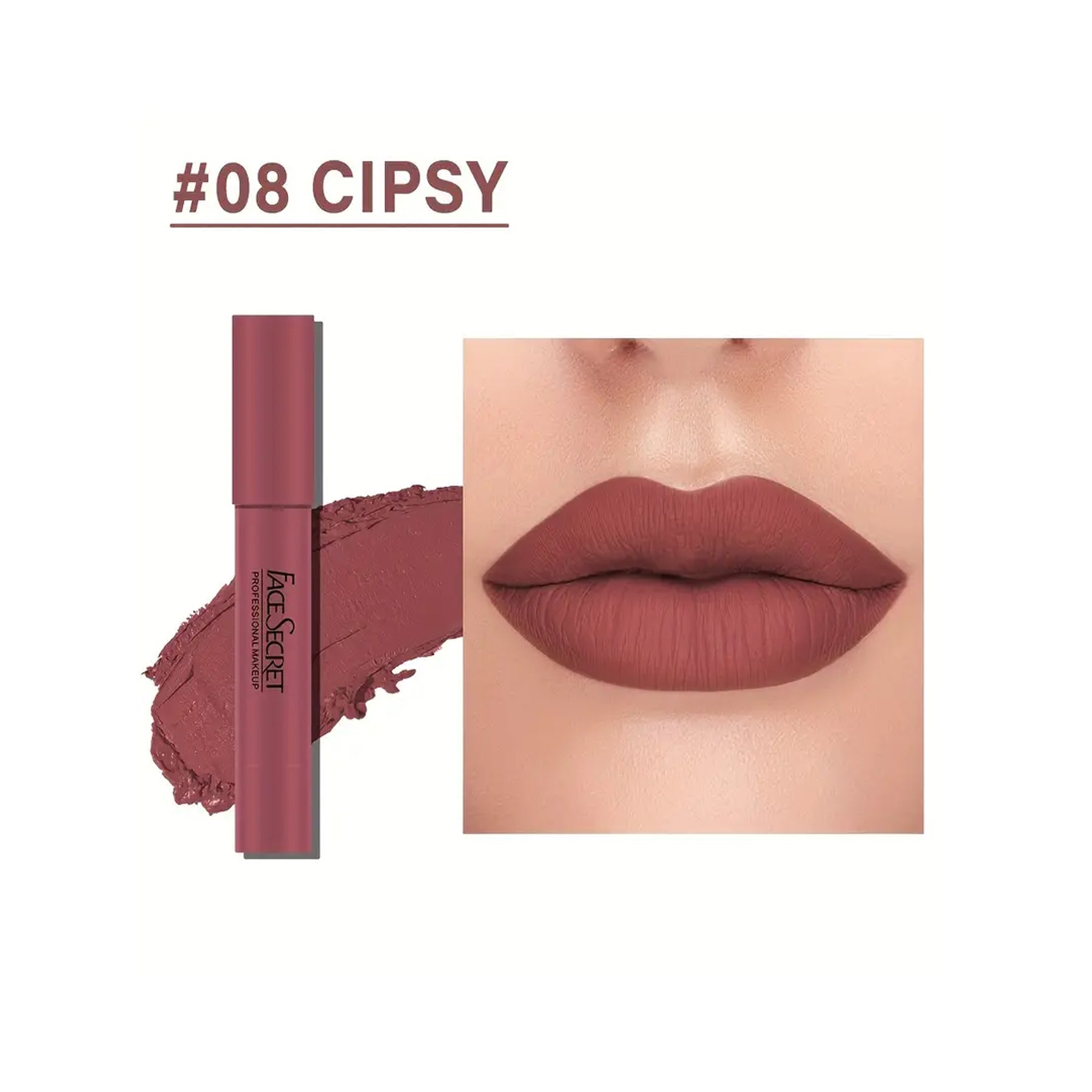 FaceSecret Velvet Lipstick Crayon Matte