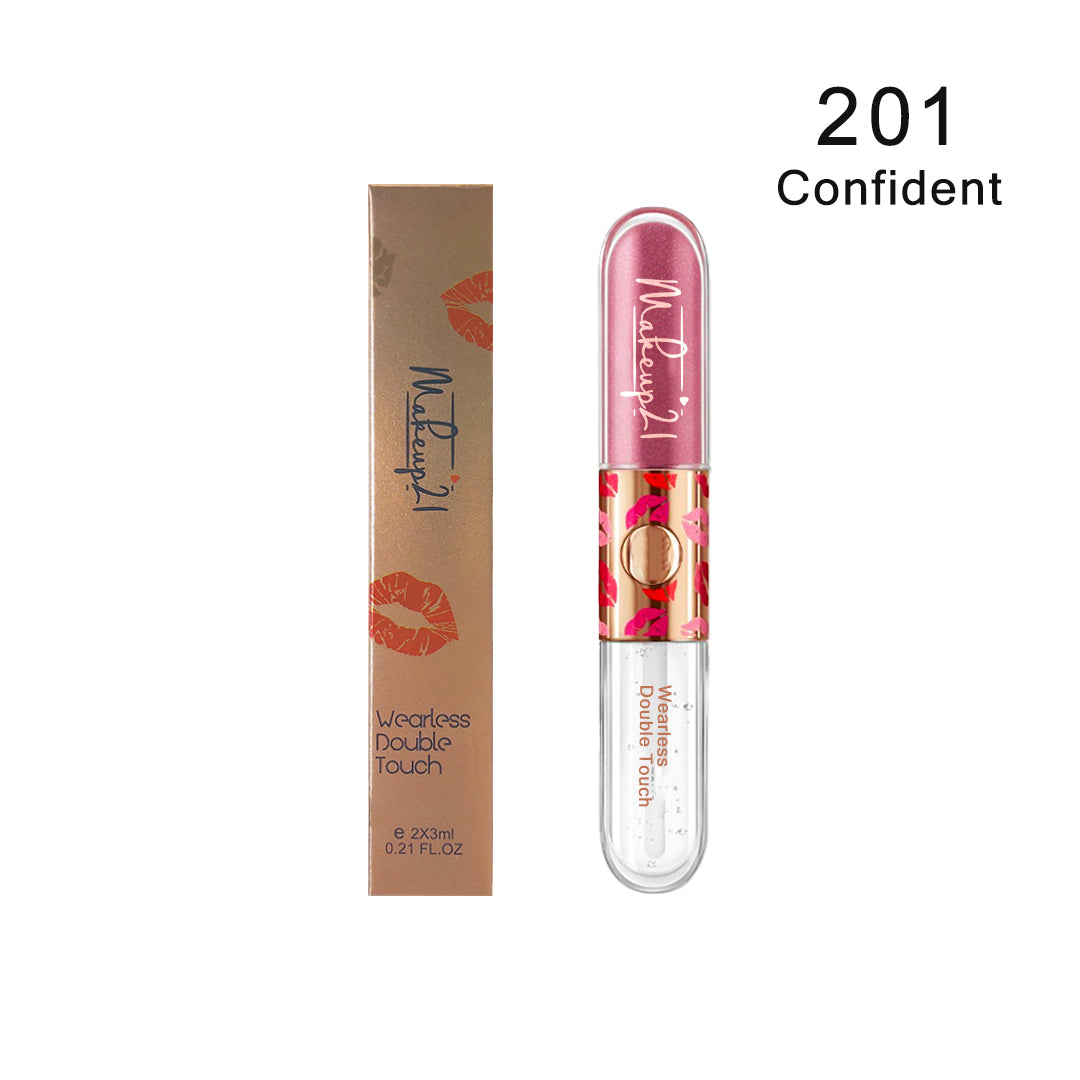 Makeup21 Wearless Double Touch Liquid Lipstick + Lip Gloss