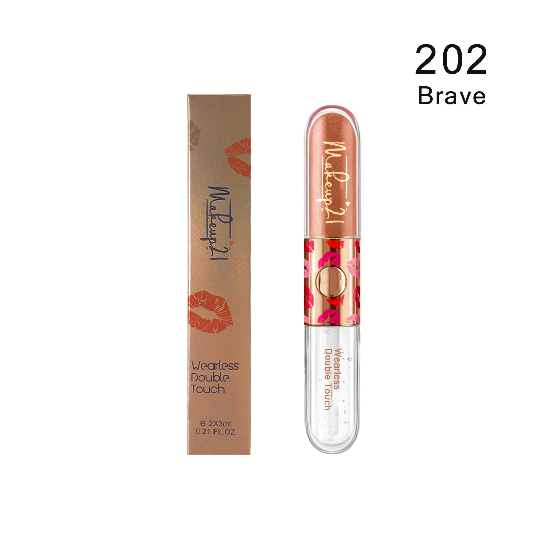 Makeup21 Wearless Double Touch Liquid Lipstick + Lip Gloss