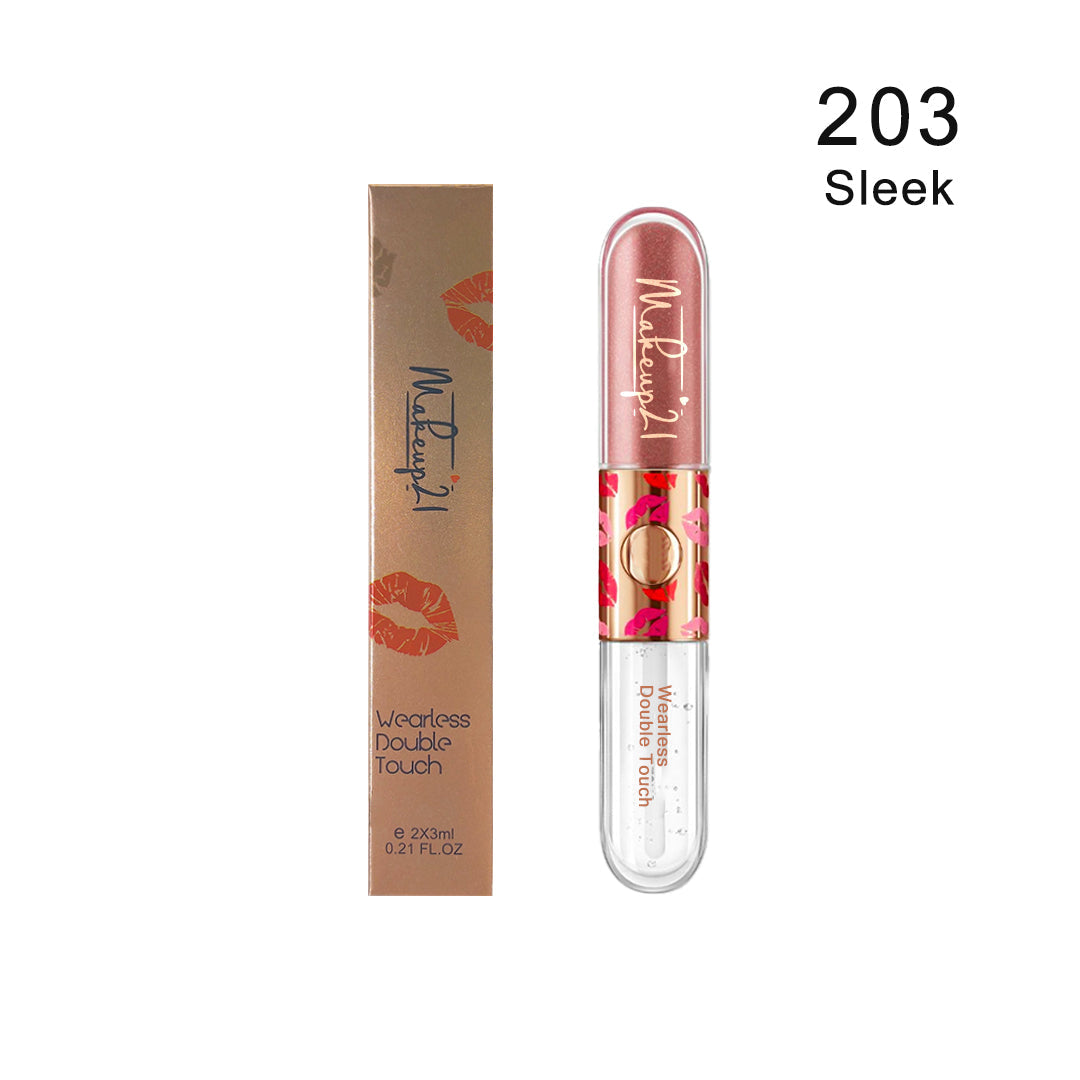 Makeup21 Wearless Double Touch Liquid Lipstick + Lip Gloss