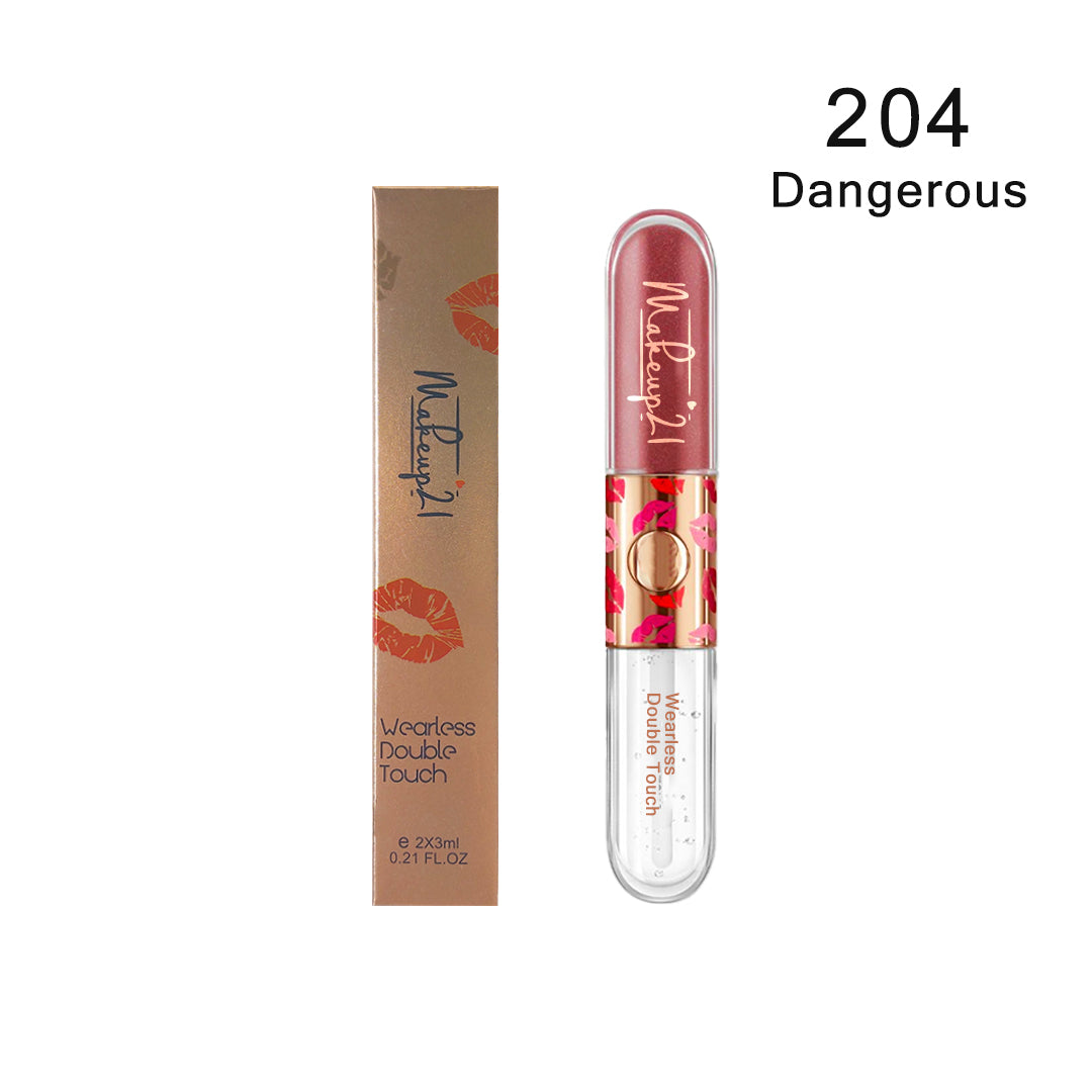 Makeup21 Wearless Double Touch Liquid Lipstick + Lip Gloss