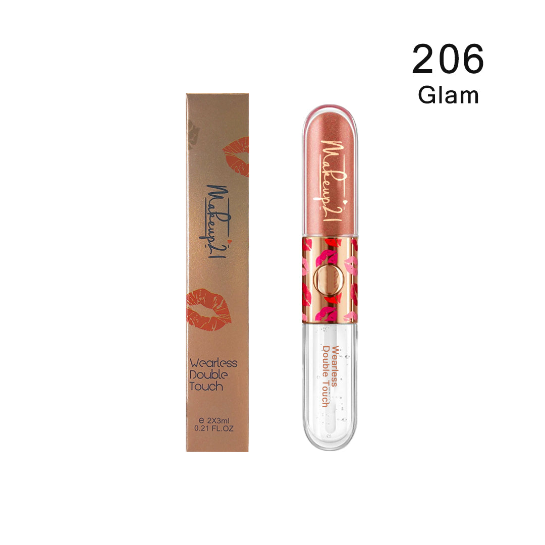 Makeup21 Wearless Double Touch Liquid Lipstick + Lip Gloss