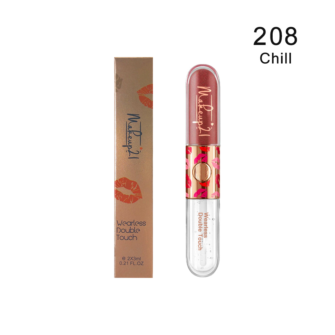 Makeup21 Wearless Double Touch Liquid Lipstick + Lip Gloss