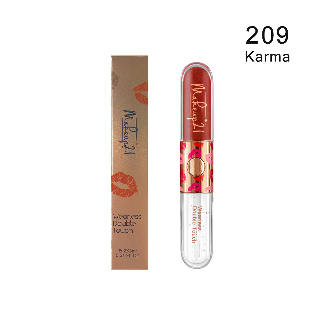 Makeup21 Wearless Double Touch Liquid Lipstick + Lip Gloss