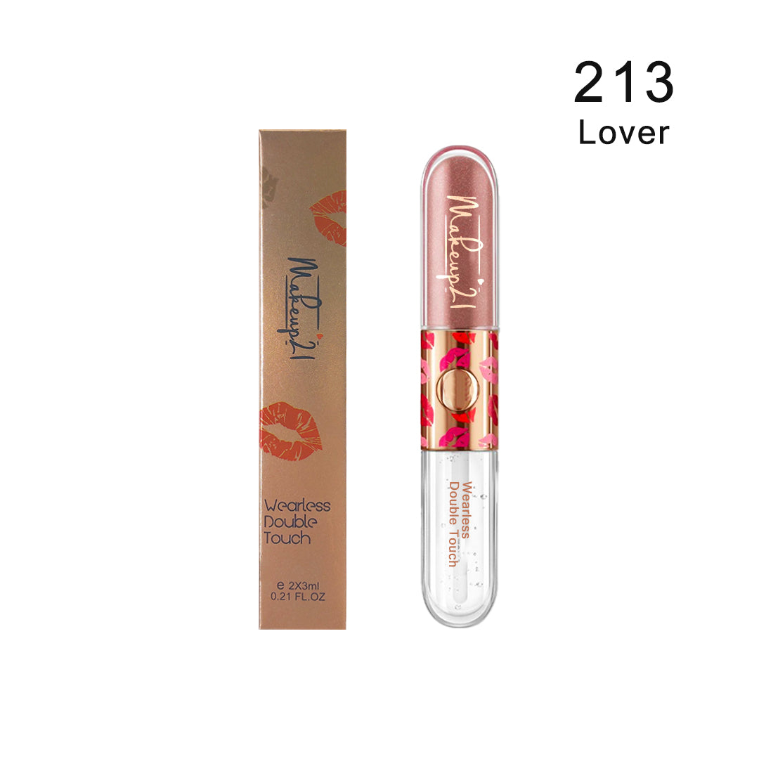 Makeup21 Wearless Double Touch Liquid Lipstick + Lip Gloss