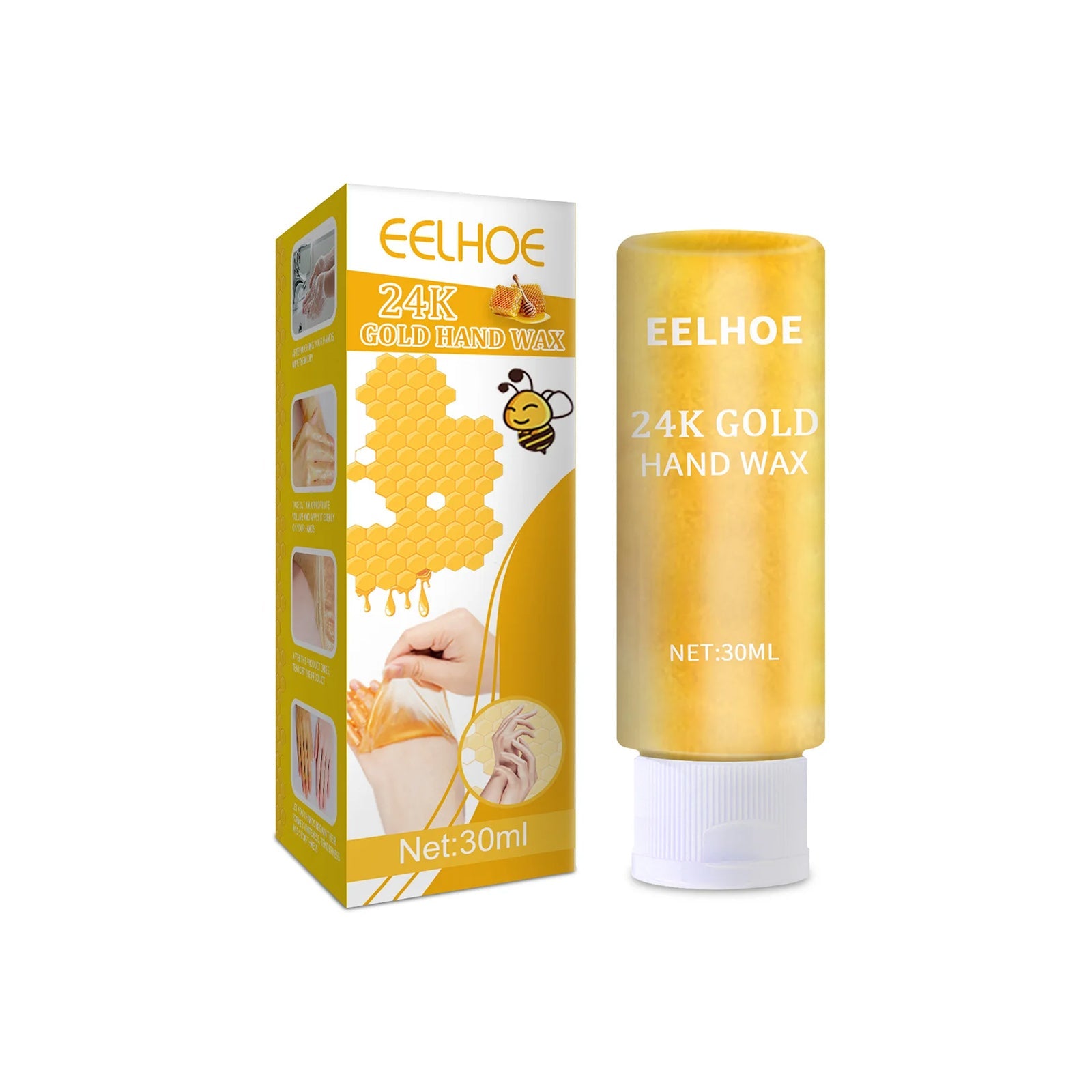Eelhoe 24K Gold Honey Peel Off Hand Wax
