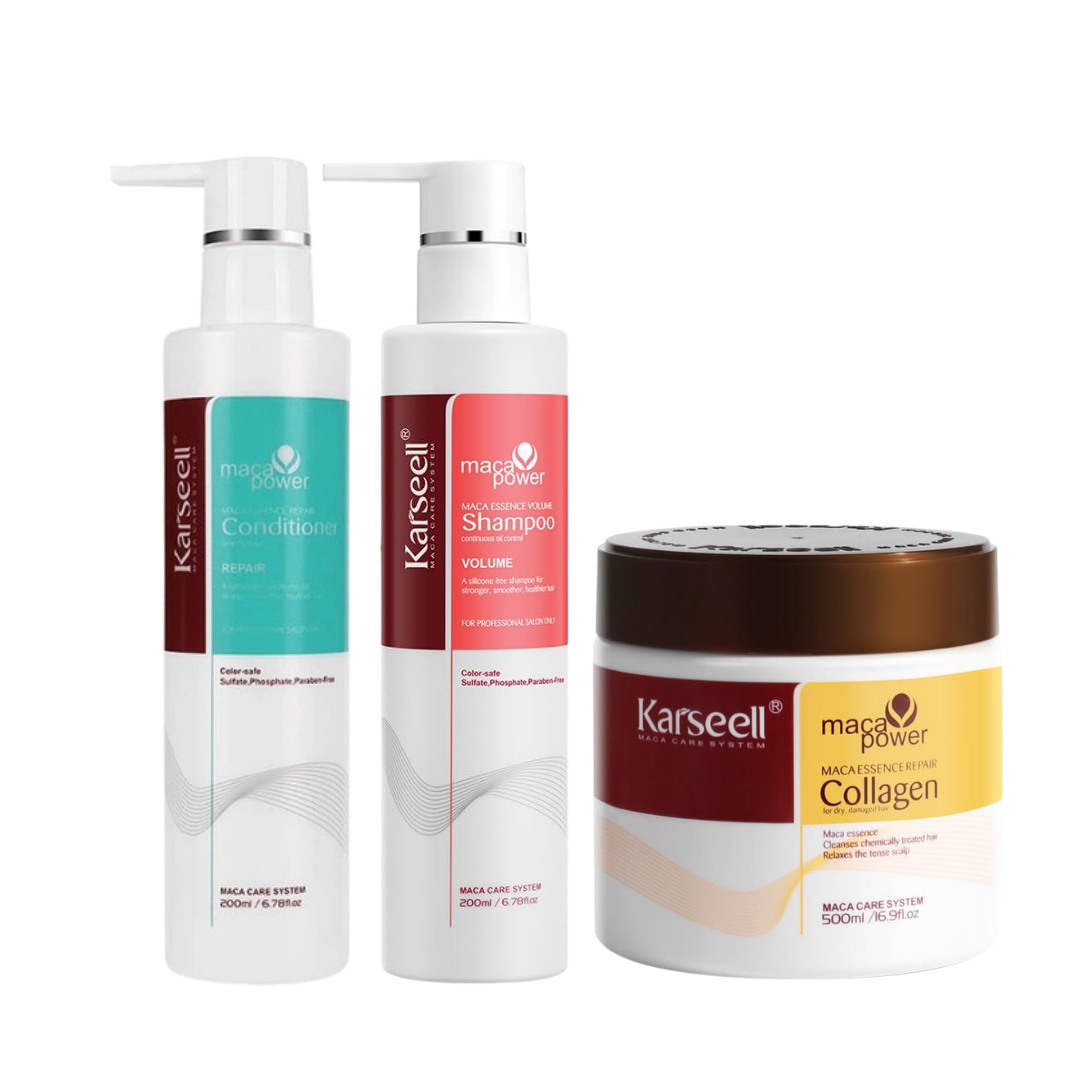 Karseell Volume & Deep Repair Trio (Shampoo + Conditioner + Hair Mask)