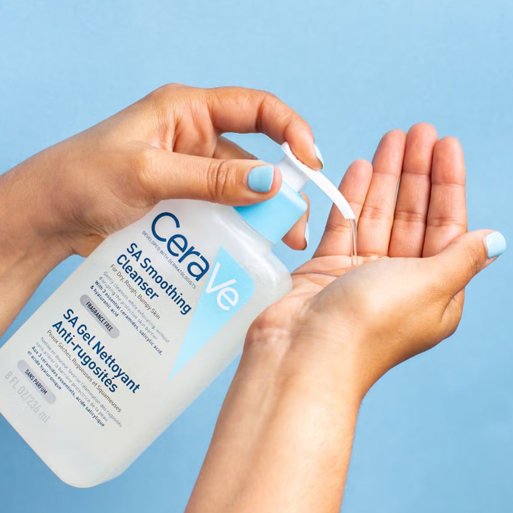 CeraVe SA Smoothing Cleanser With Salicylic Acid For Dry, Rough & Bumpy Skin - 236ml