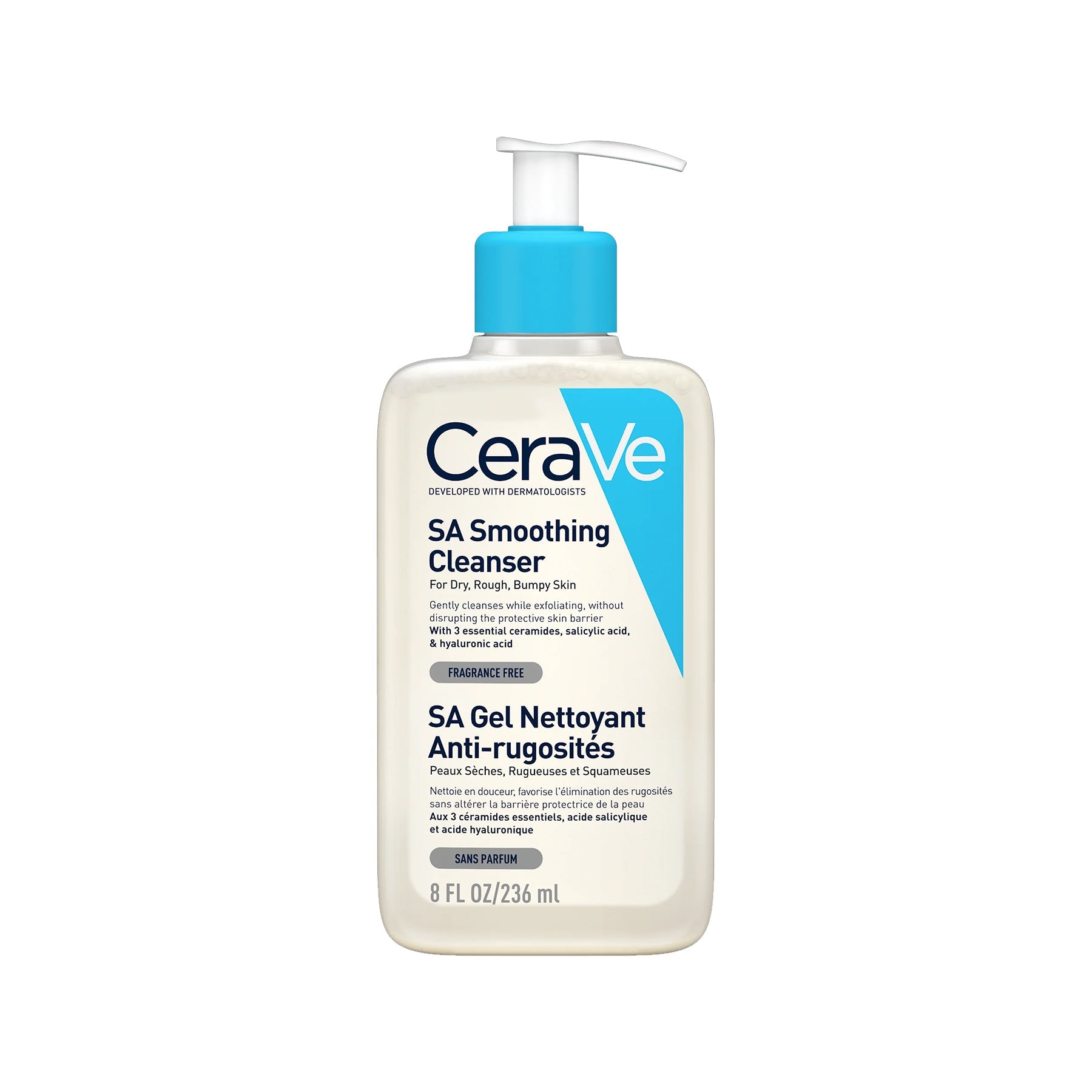 CeraVe SA Smoothing Cleanser With Salicylic Acid For Dry, Rough & Bumpy Skin - 236ml