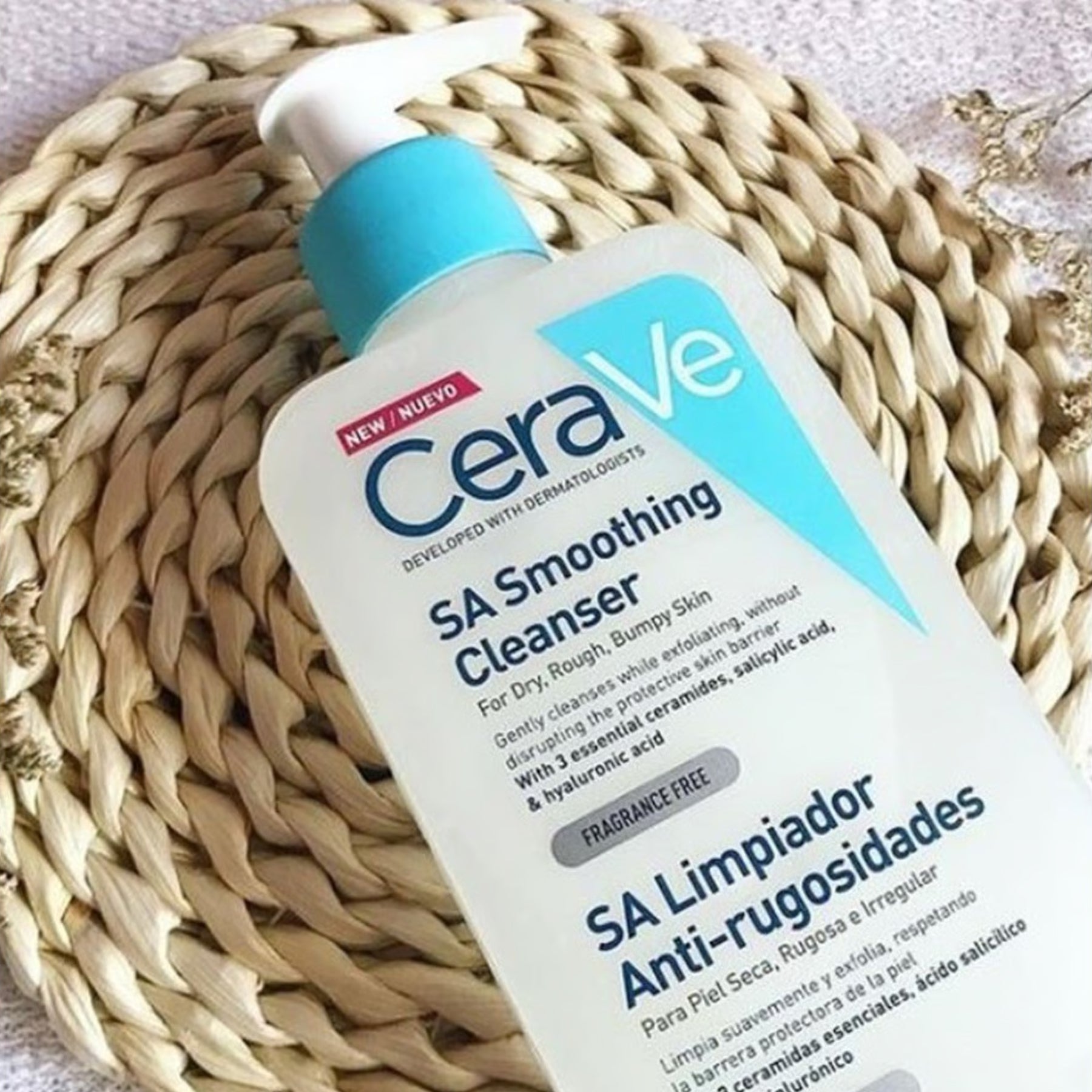 CeraVe SA Smoothing Cleanser With Salicylic Acid For Dry, Rough & Bumpy Skin - 236ml