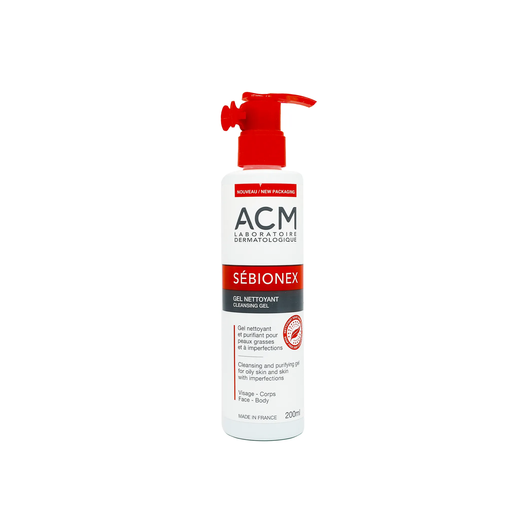 The product of ACM SÉBIONEX Cleansing Gel