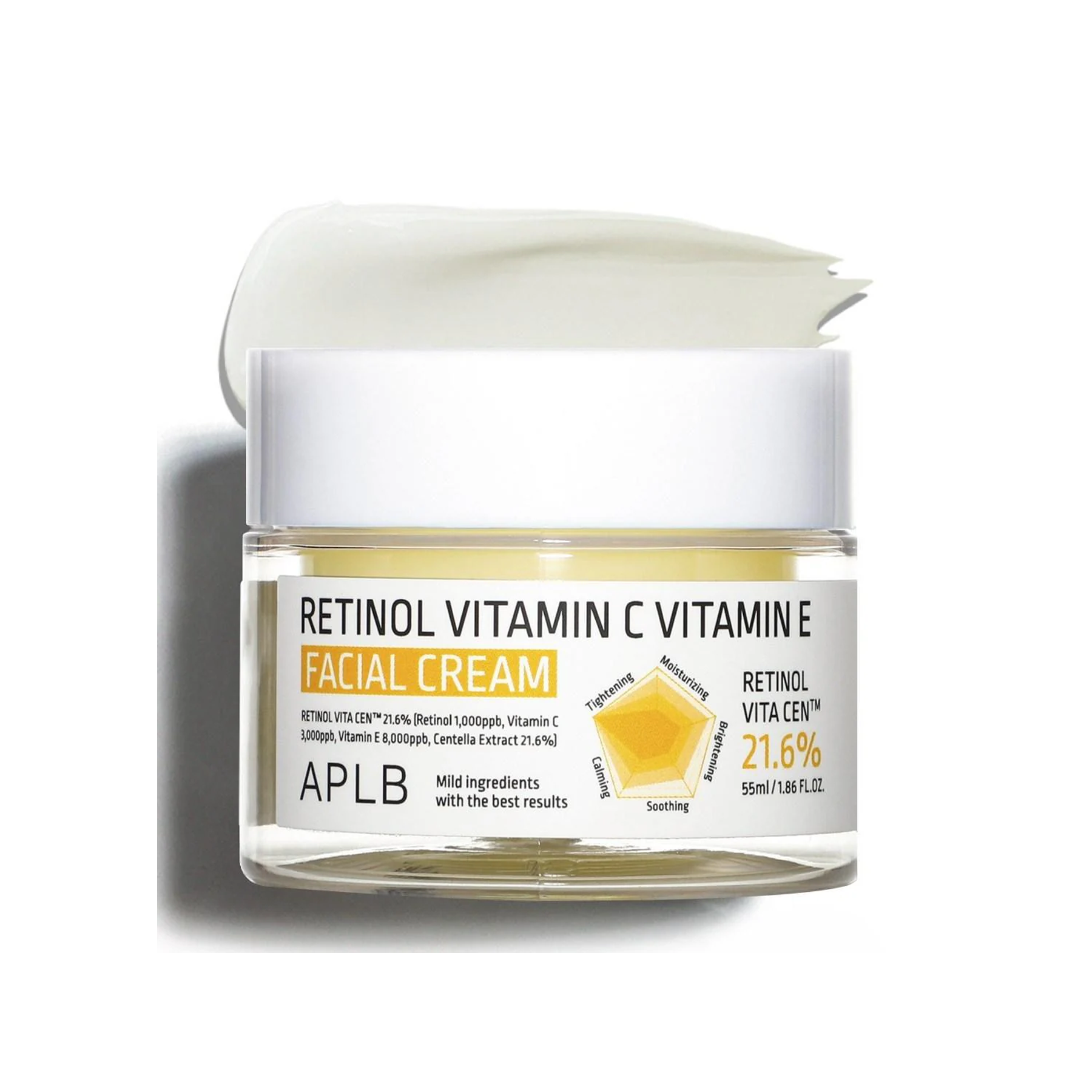 The product of APLB Retinol Vitamin C Vitamin E Facial Cream