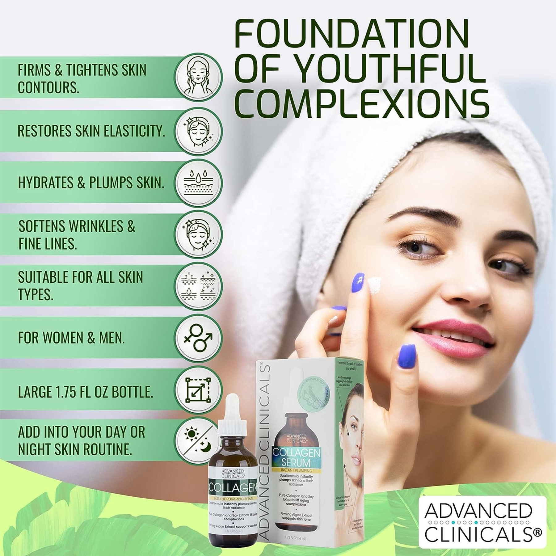 Advantages of Advanced Clinicals Collagen Serum
