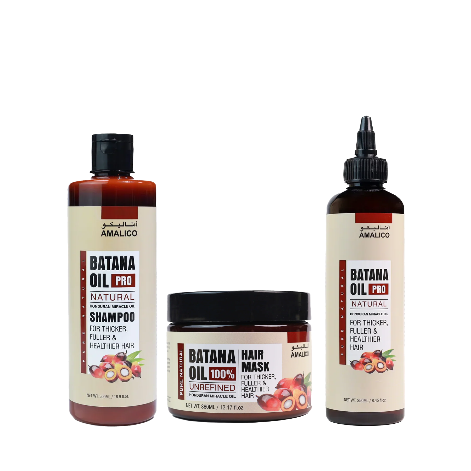 The product of Amalico Batana Oil Pro Bundle