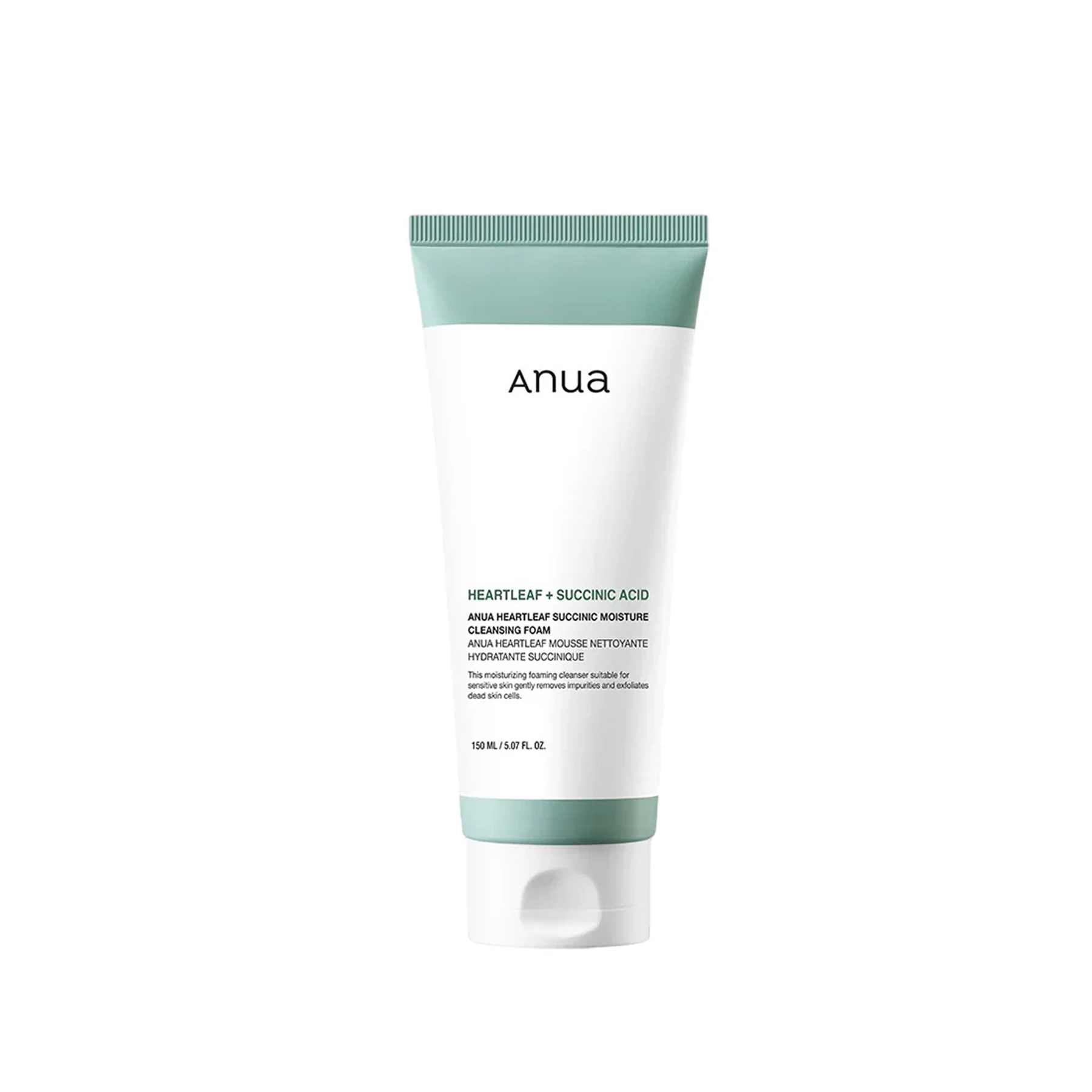 A product of Anua Heartleaf Succinic Moisture Cleansing Foam