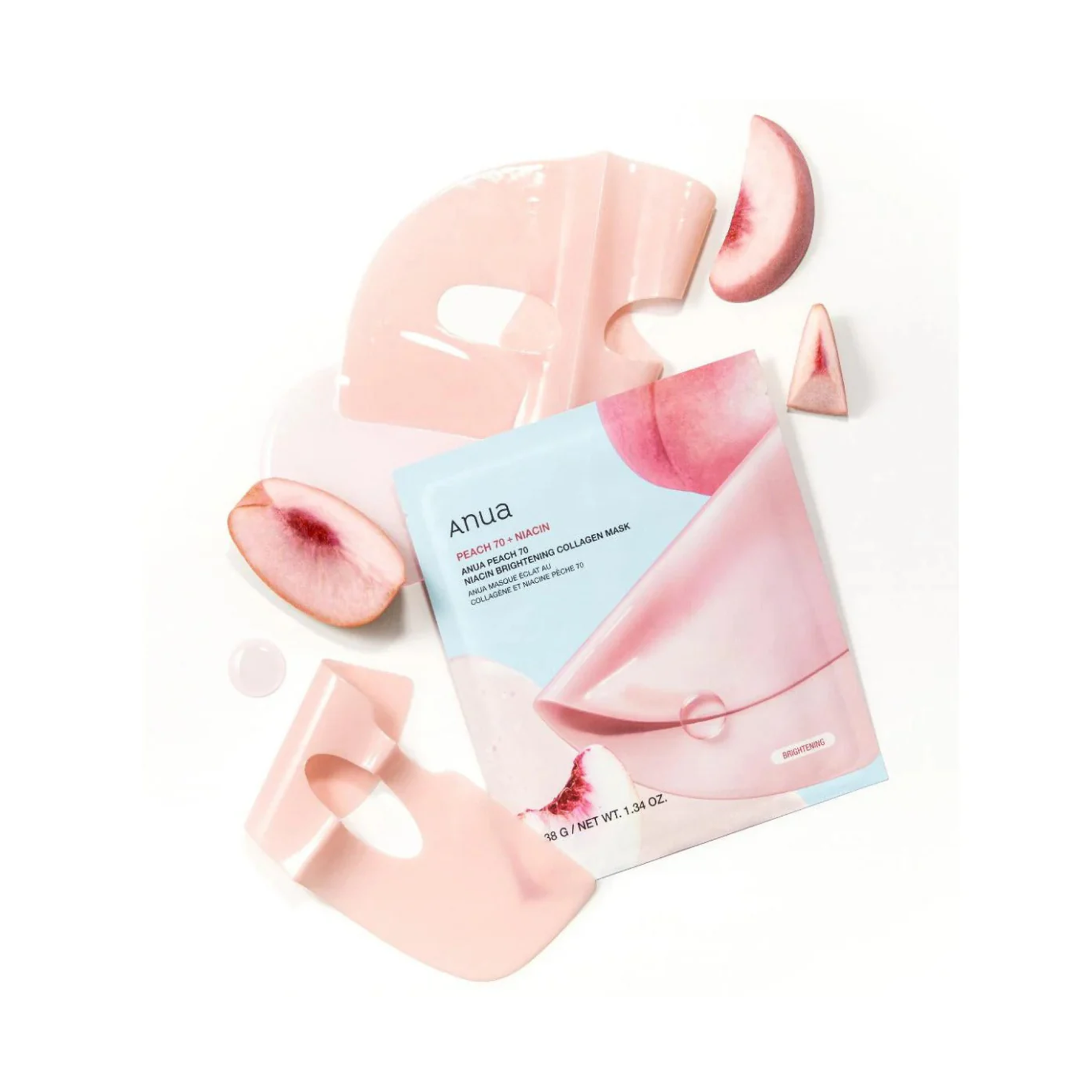 The product of Anua Peach 70+ Niacin Brightening Collagen Mask