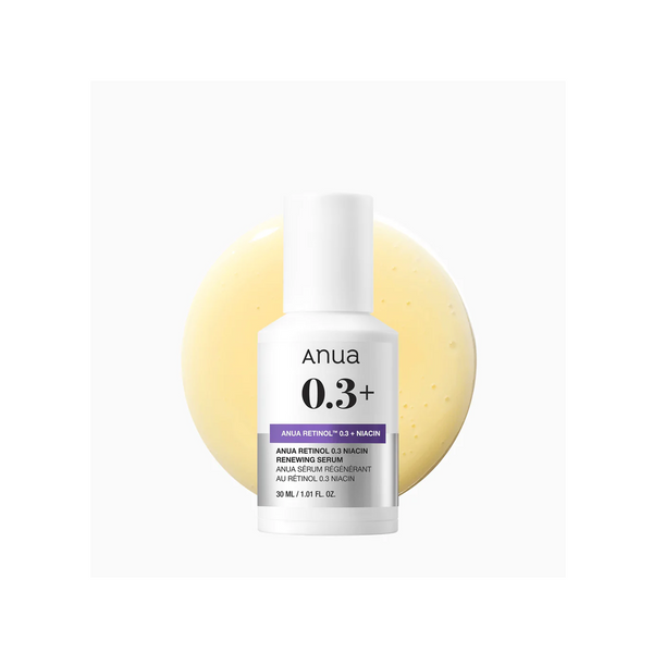 The product of Anua Retinol 0.3% + Niacin Renewing Serum