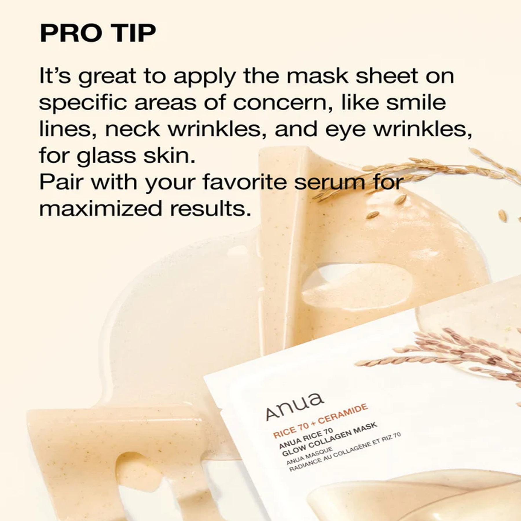 Pro Tips for Anua Rice 70+ Ceramide Glow Collagen Mask