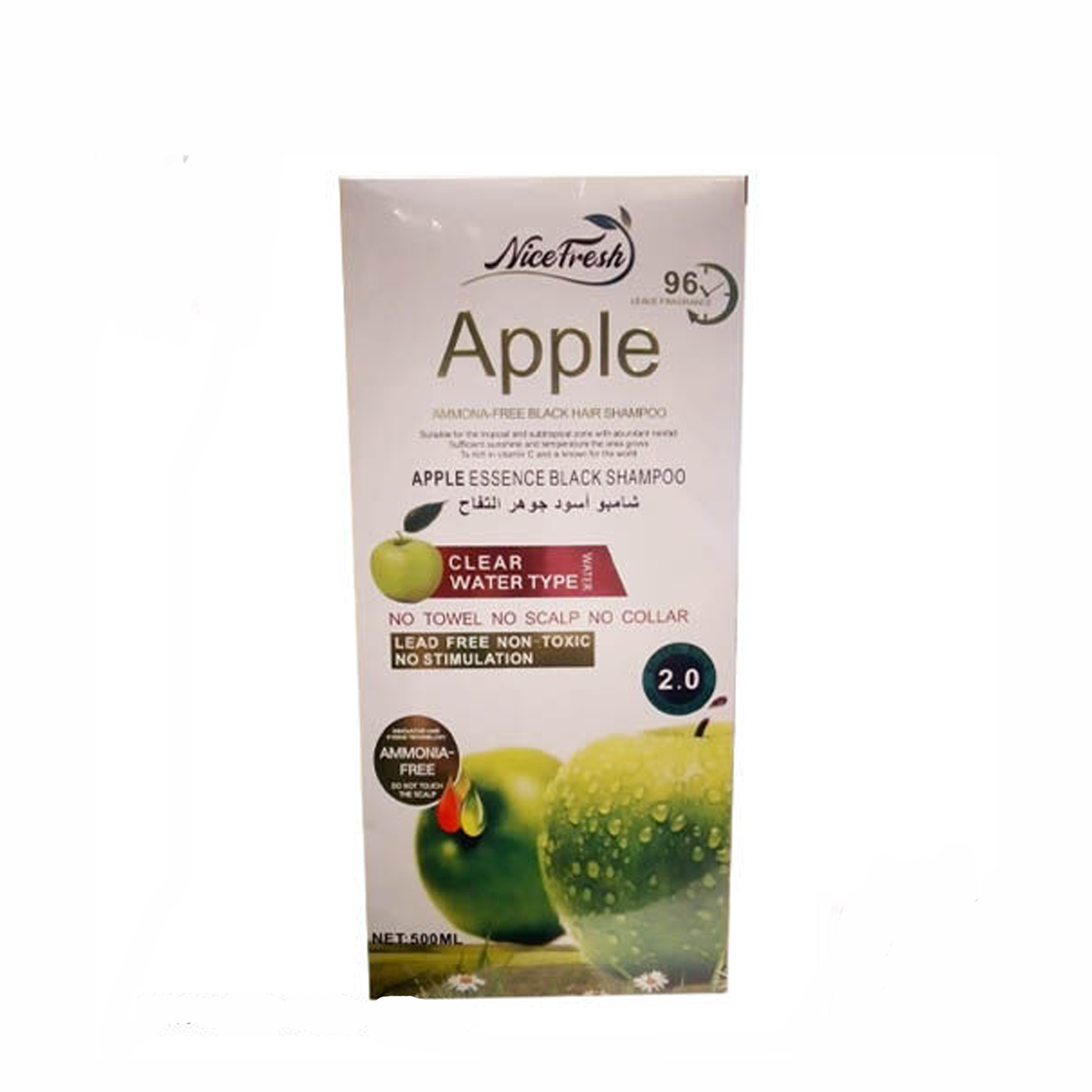 Nice Fresh's Apple Essence Hair Dye Shampoo - 500ml