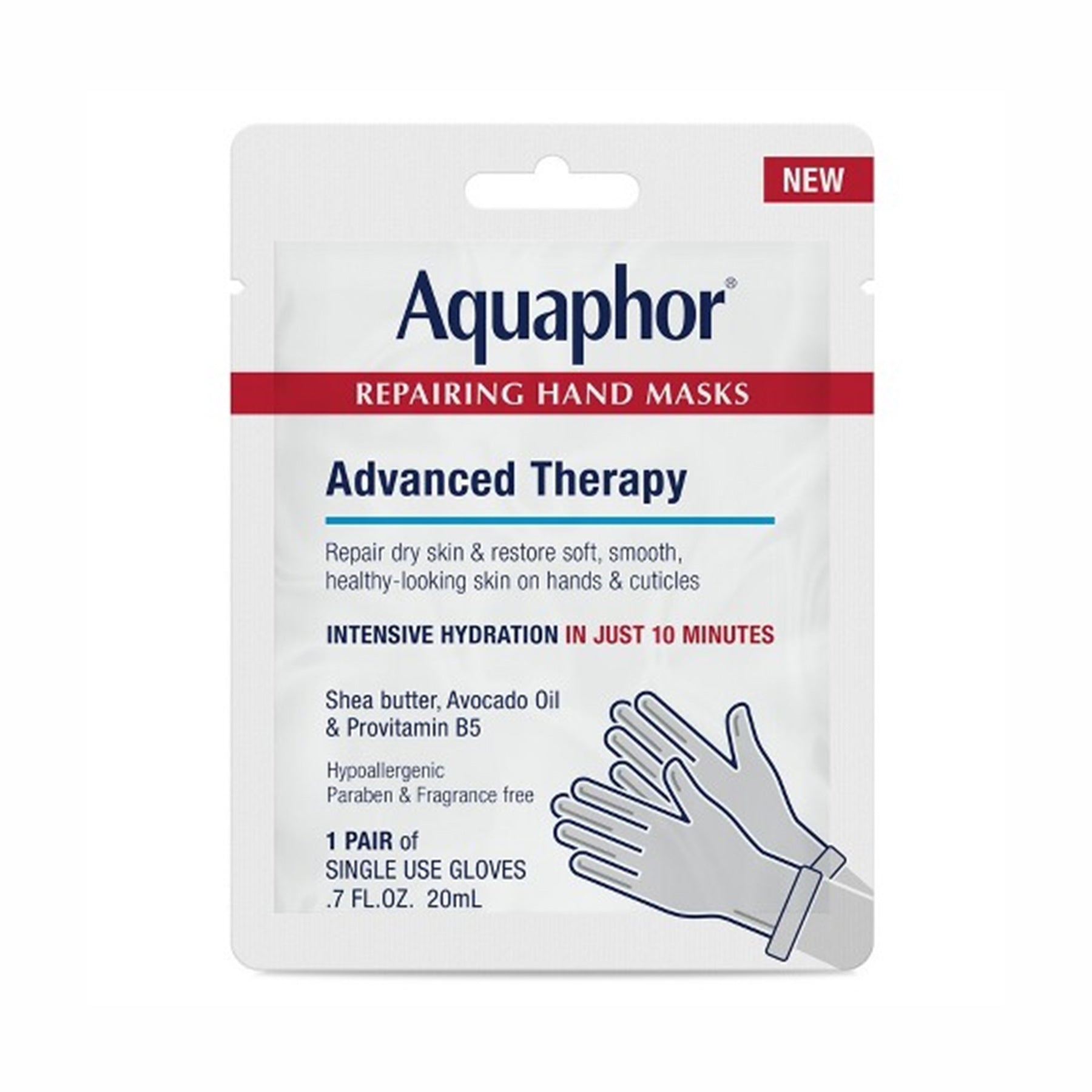 Aquaphor Advanced Therapy Repairing Hand Mask - 20ml