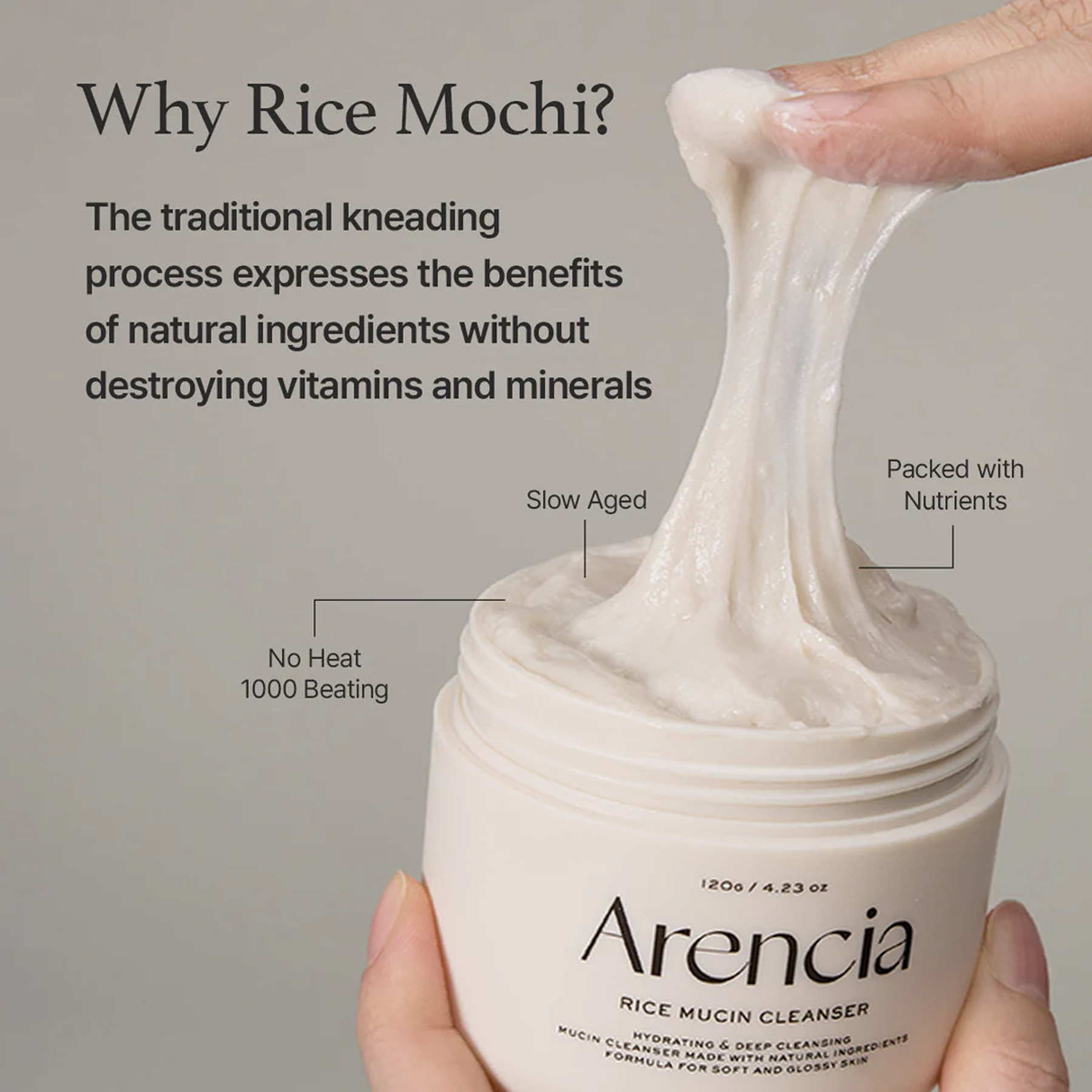 Key Benefits of Arencia Rice Mucin Cleanser