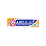 The product of Arm and Hammer Extra White Toothpaste