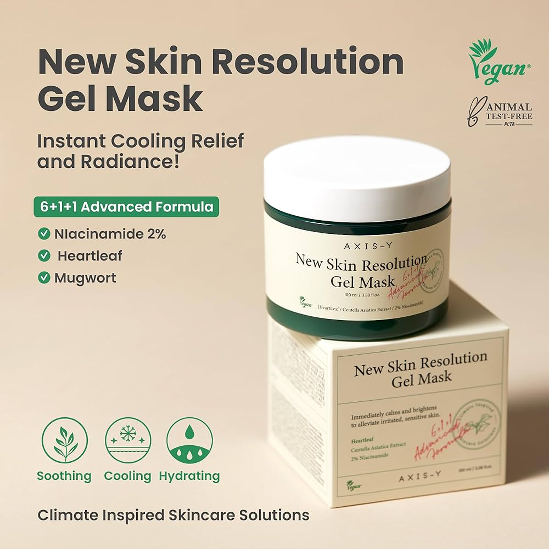 Advantages of using Axis-Y New Skin Resolution Gel Mask