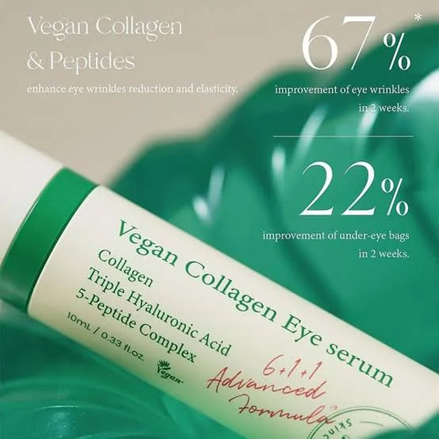 Key Benefits of Axis-Y Vegan Collagen Eye Serum