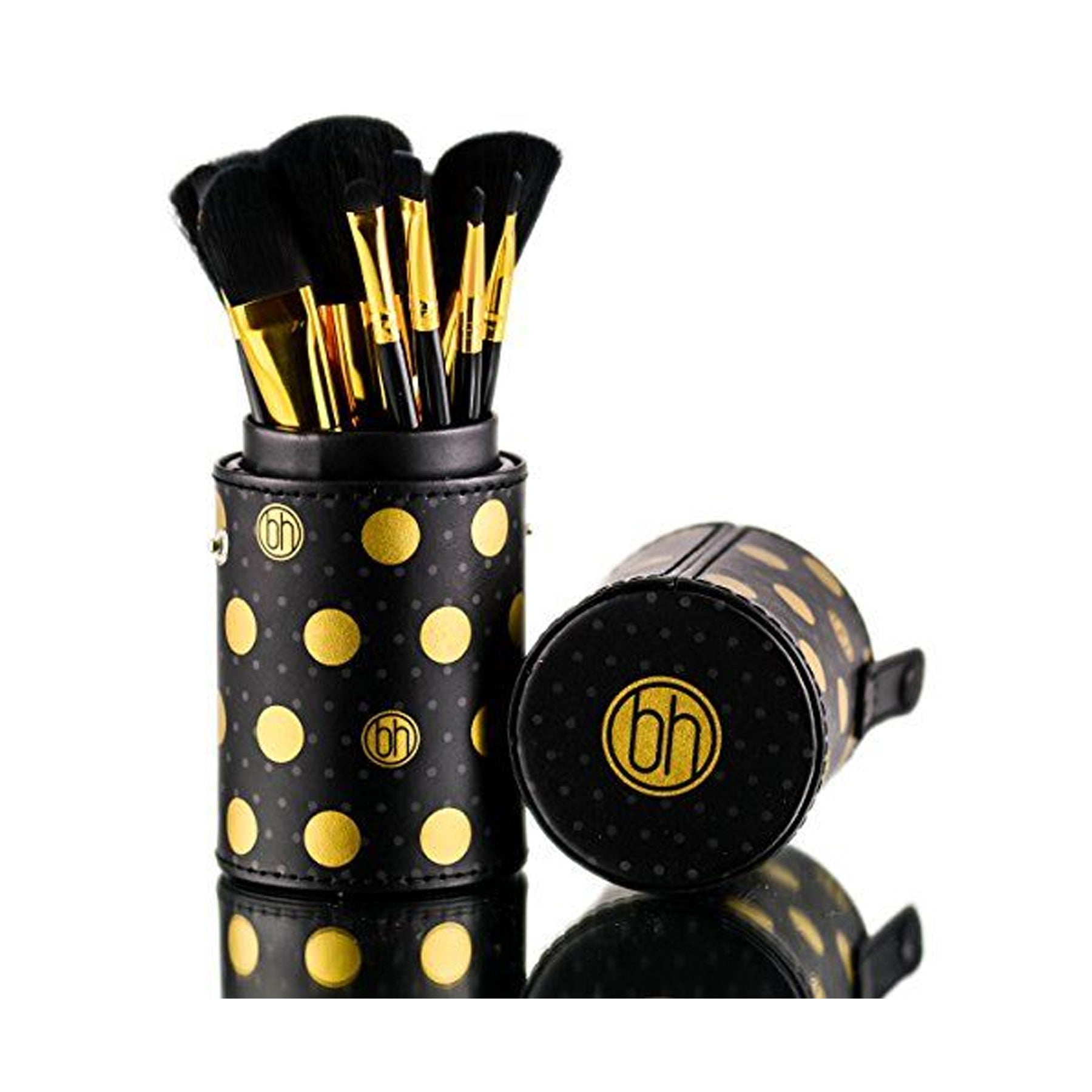 BH Cosmetics Polka Dots Makeup Brushes Set  (11 brushes )