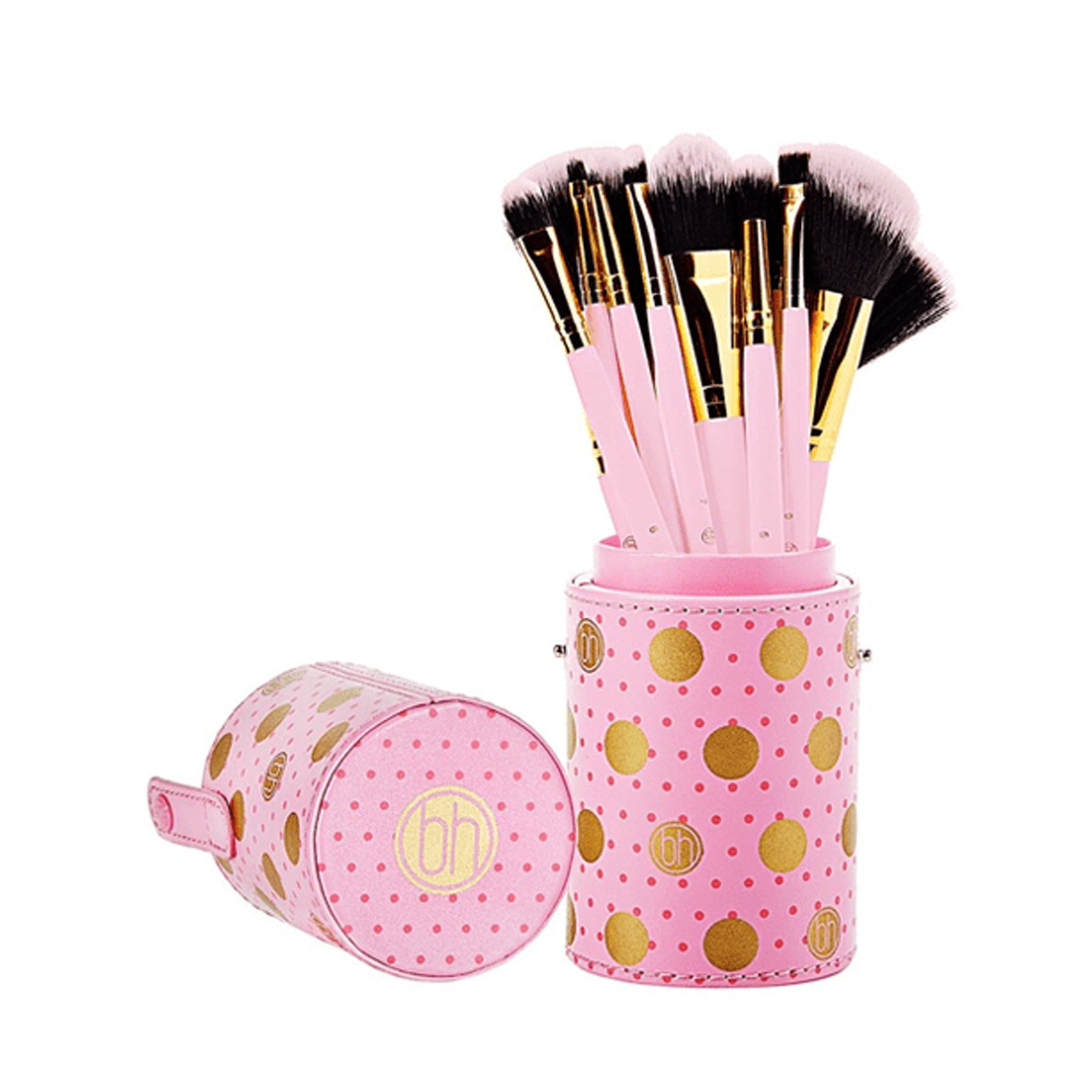 BH Cosmetics Polka Dots Makeup Brushes Set  (11 brushes )