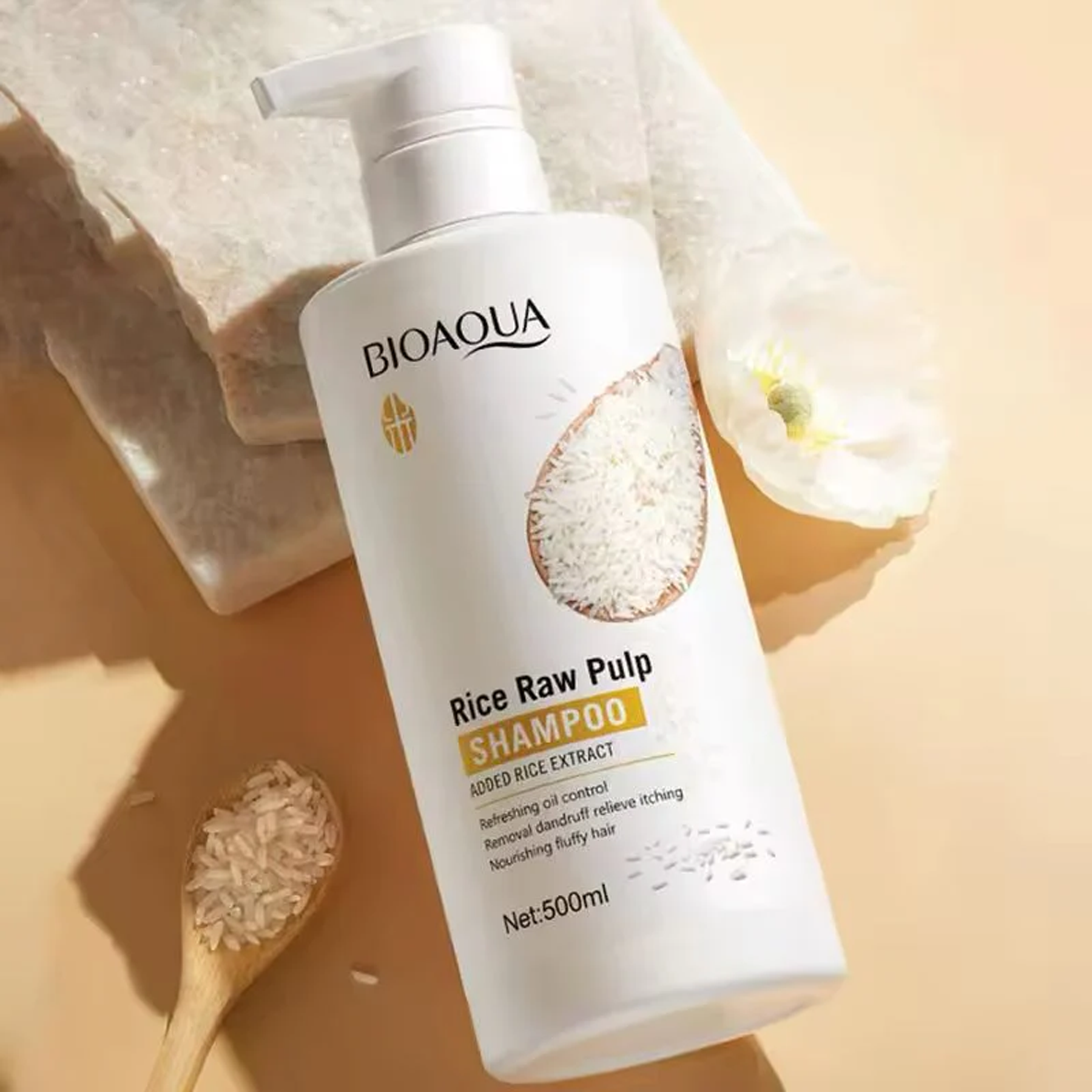The Key Benefits of BIOAQUA Rice Raw Pulp Dandruff Shampoo