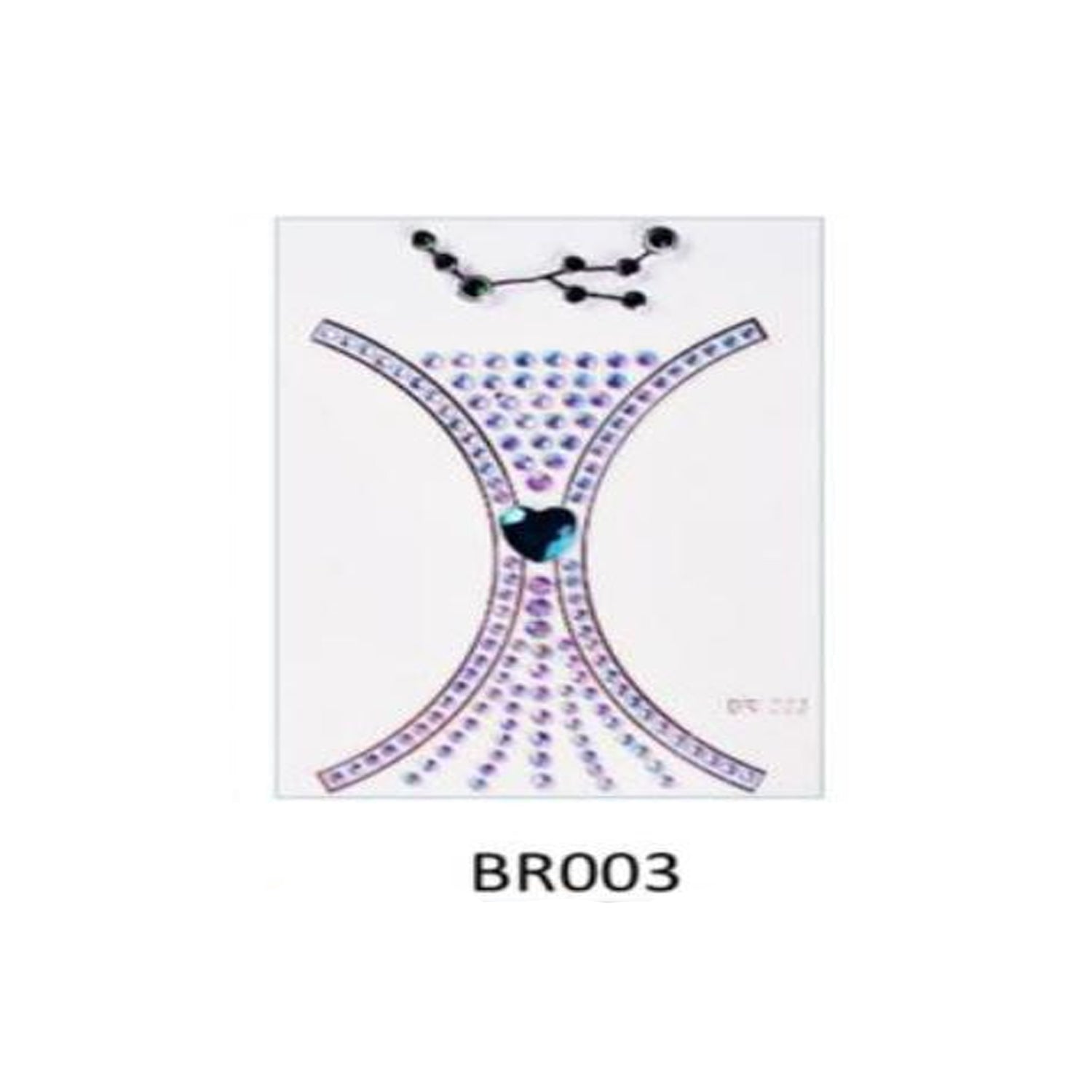 Body Crystal Gem Sticker (New)BR1