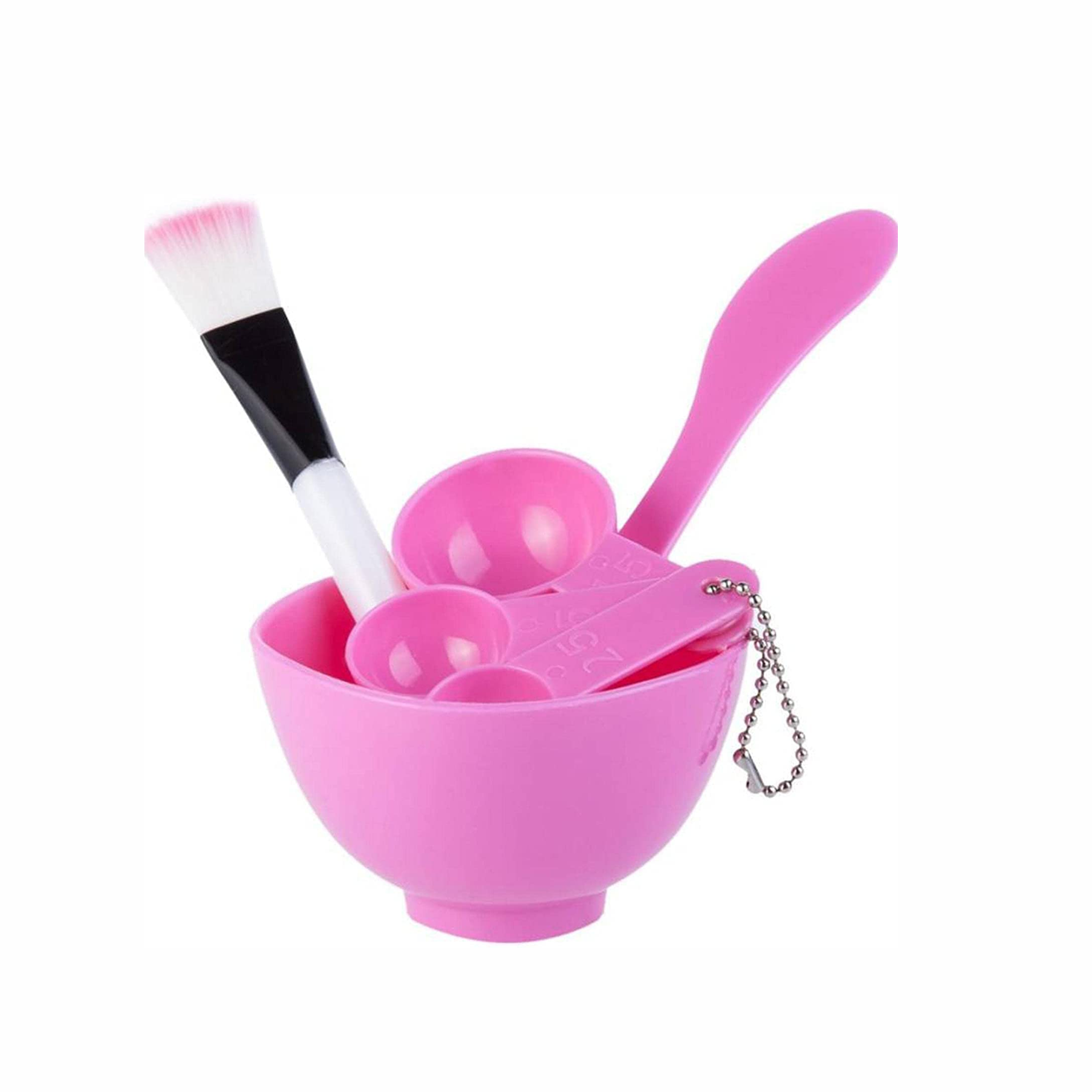 Facial Mask Brush Bowl & Brush with Measuring spoons
