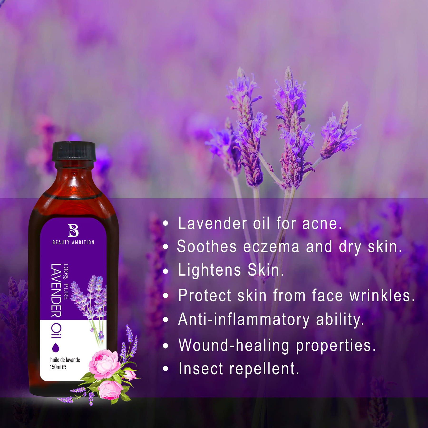 The Key Benefits of Beauty Ambition 100 % Pure Lavender Oil