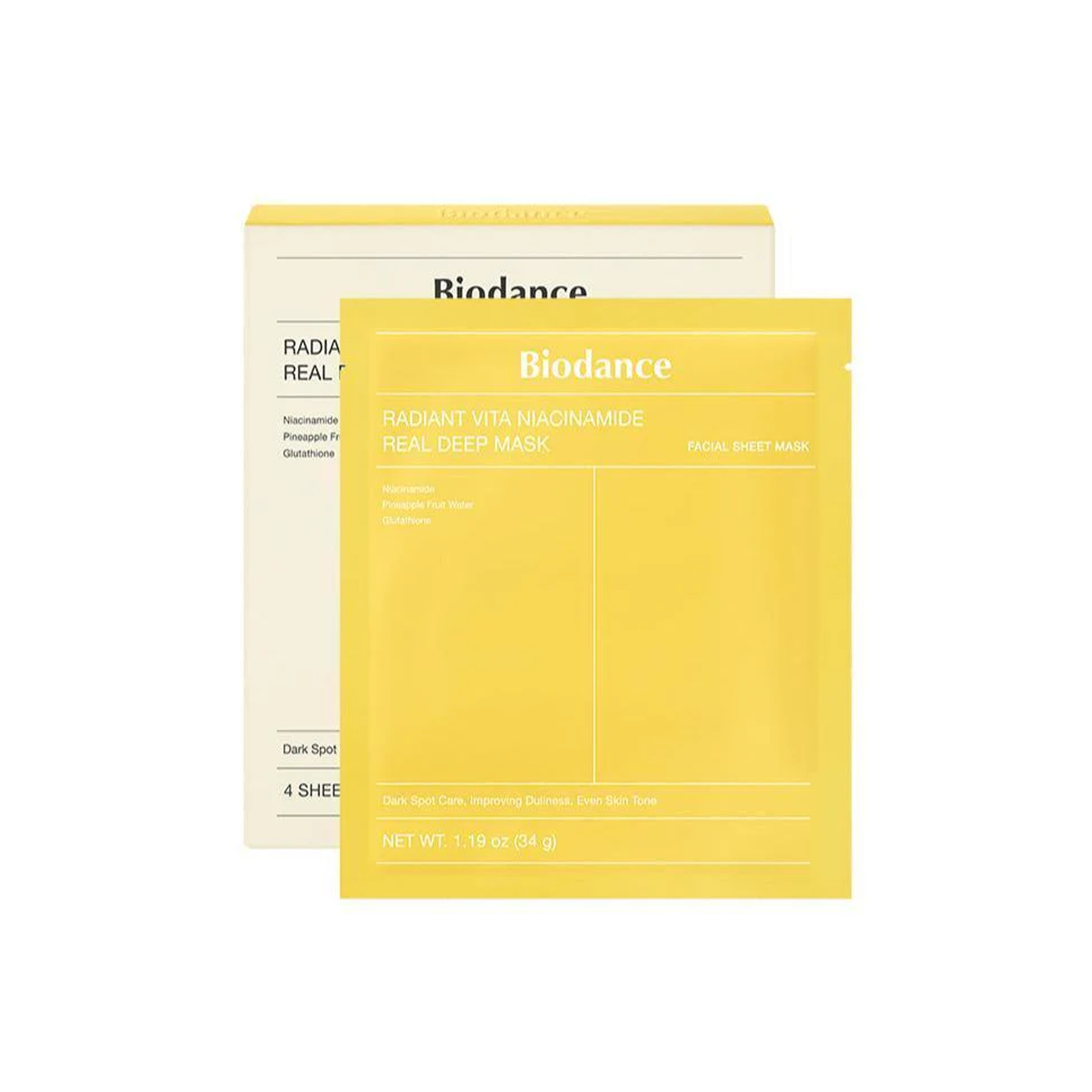 The product of Biodance Radiant Vita Niacinamide Mask 