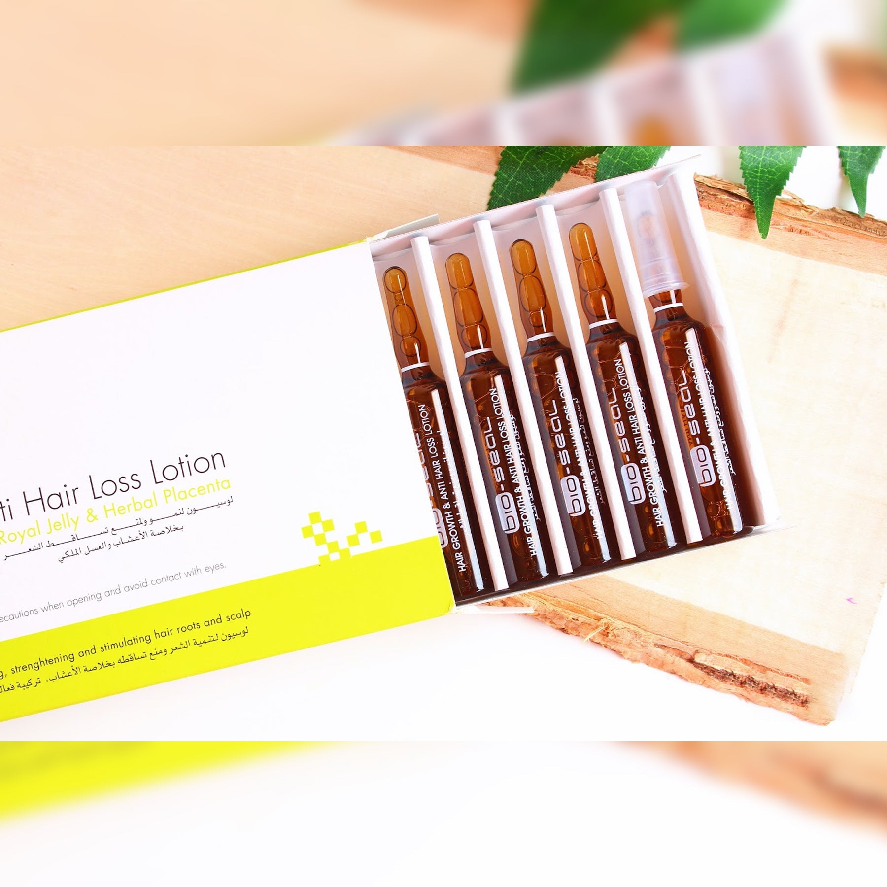 Bio Seal Hair Growth & Anti Hair Lotion - 12 Ampoules x 10 ml