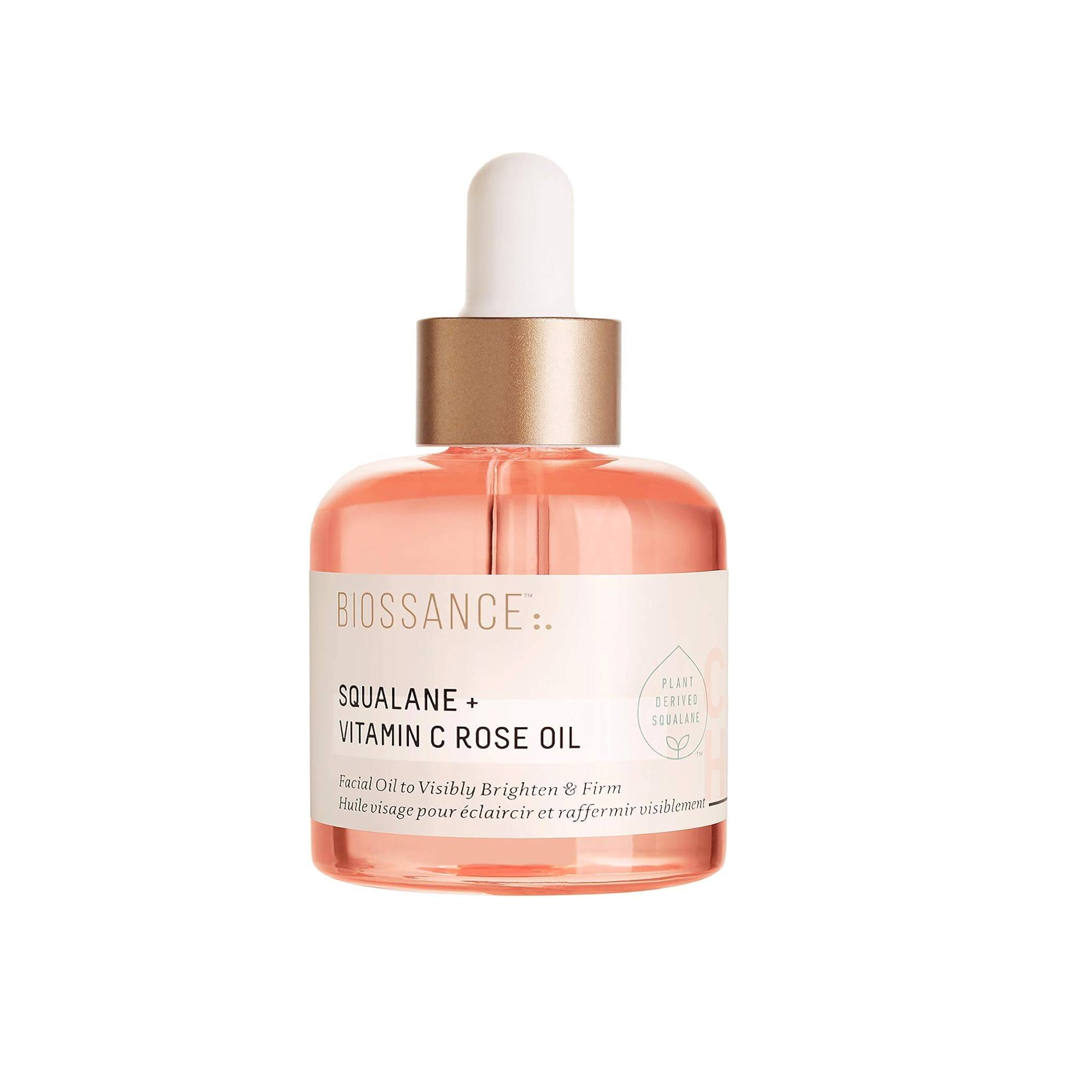 The product of Biossance Squalane + Vitamin C Rose Oil