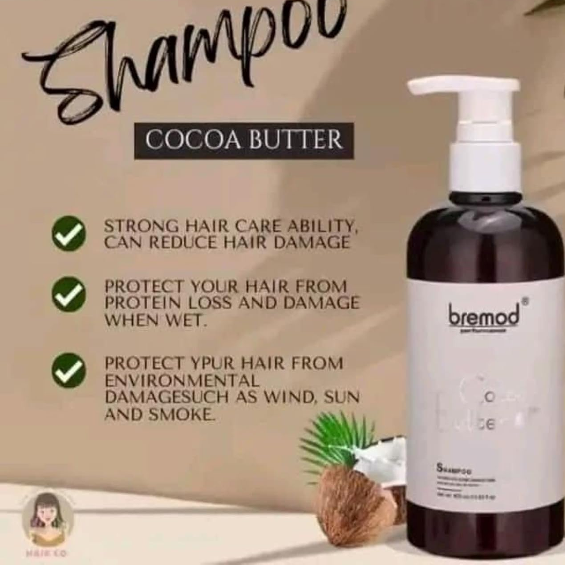 Key Benefits of Bremod Cocoa Butter Shampoo
