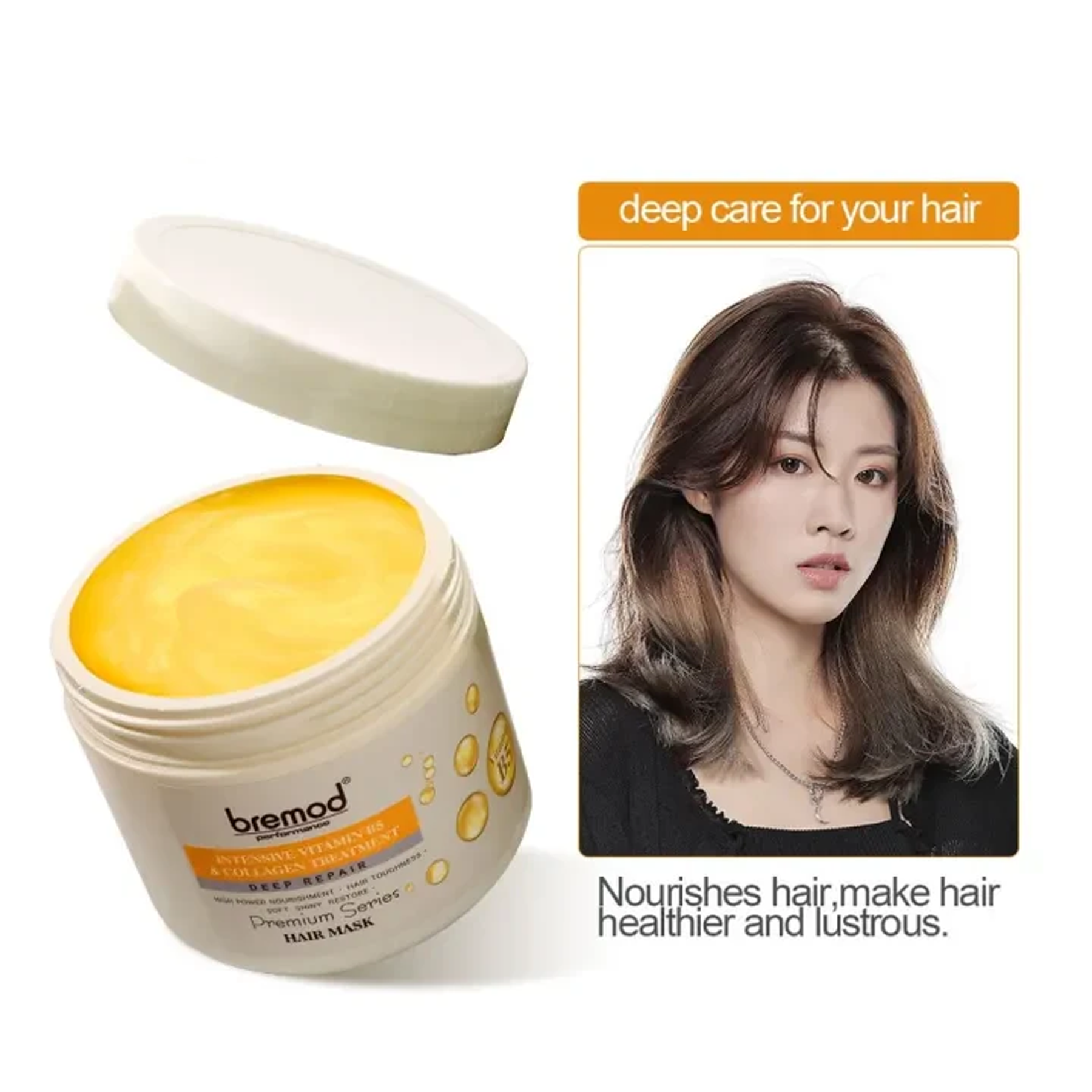 How to use a Bremod Intensive Vitamin B5 & Collagen Hair Mask