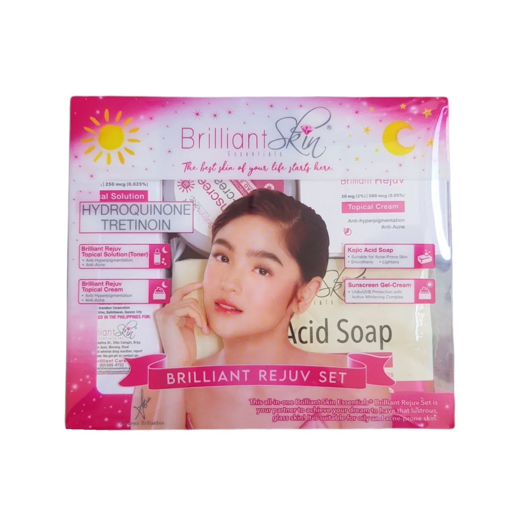 Brilliant Skin Hydroquinone Tretinoin Rejuvenating Set