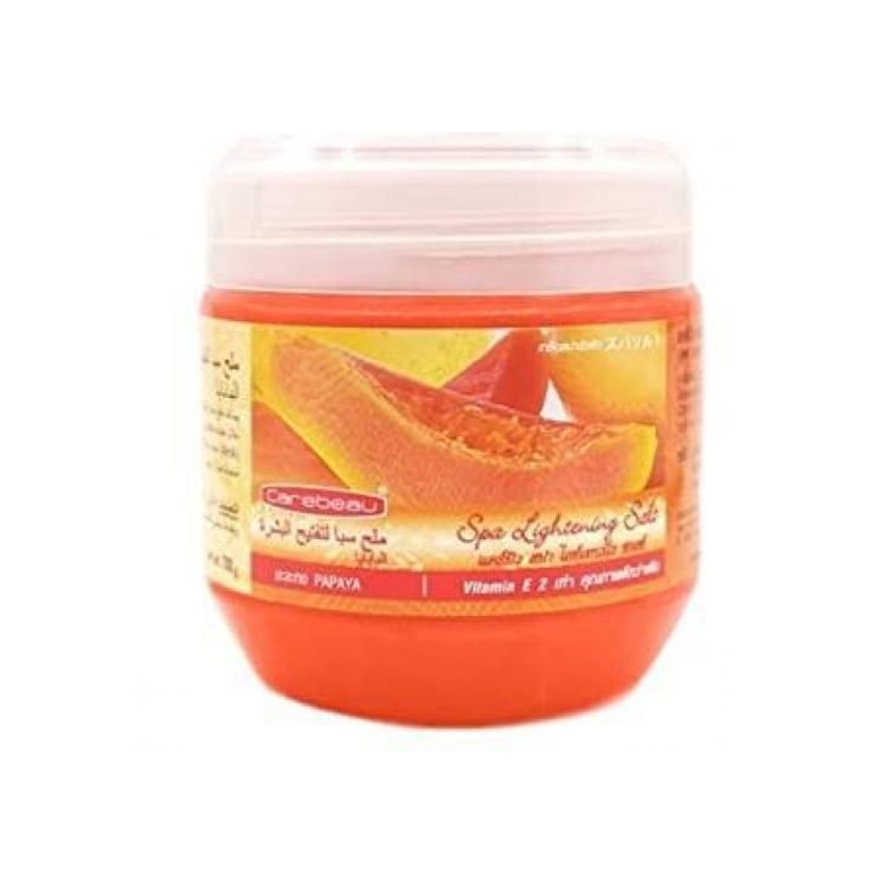 The product of Carebeau Papaya Spa Lightening Salt Scrub