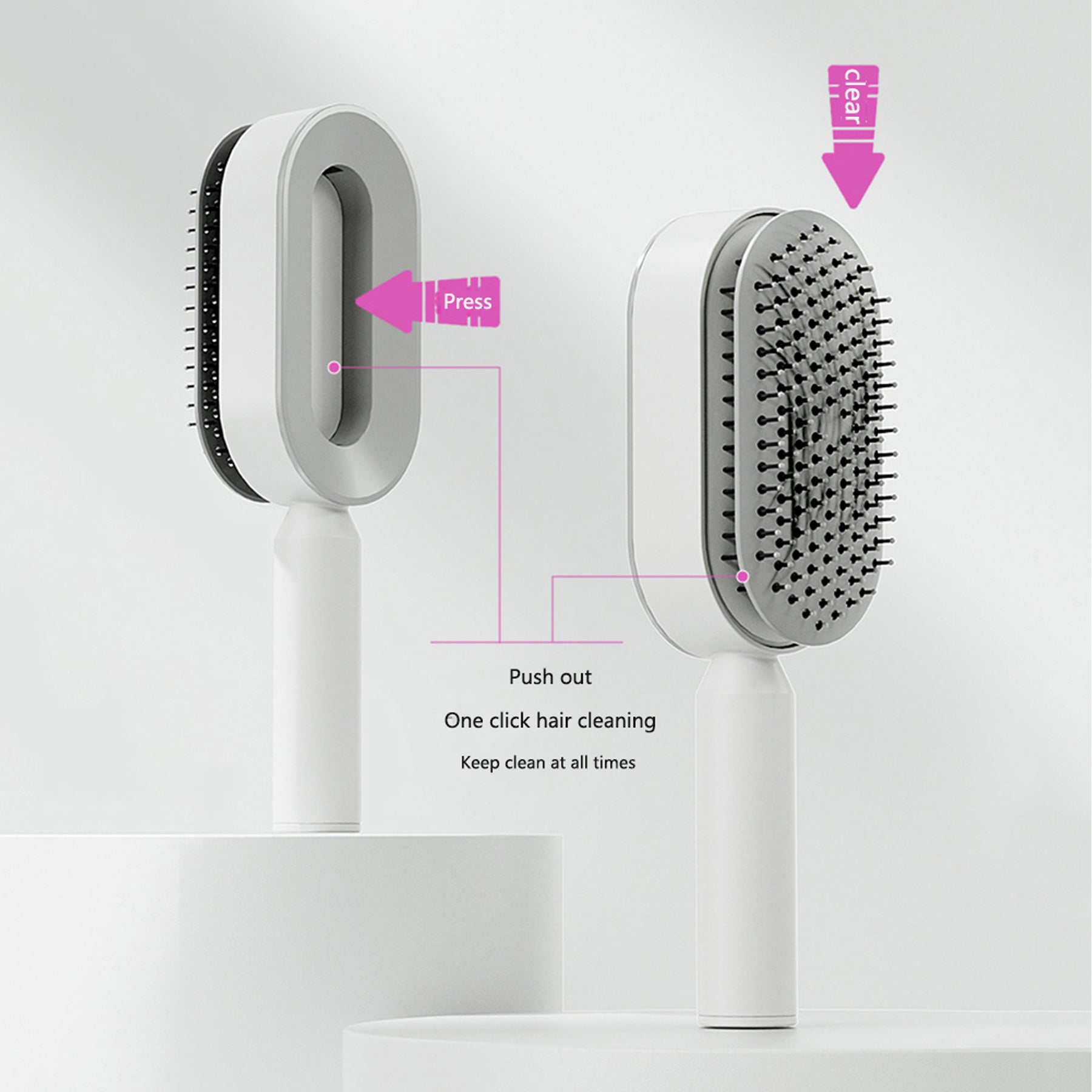 Central Hollow 3D Comb