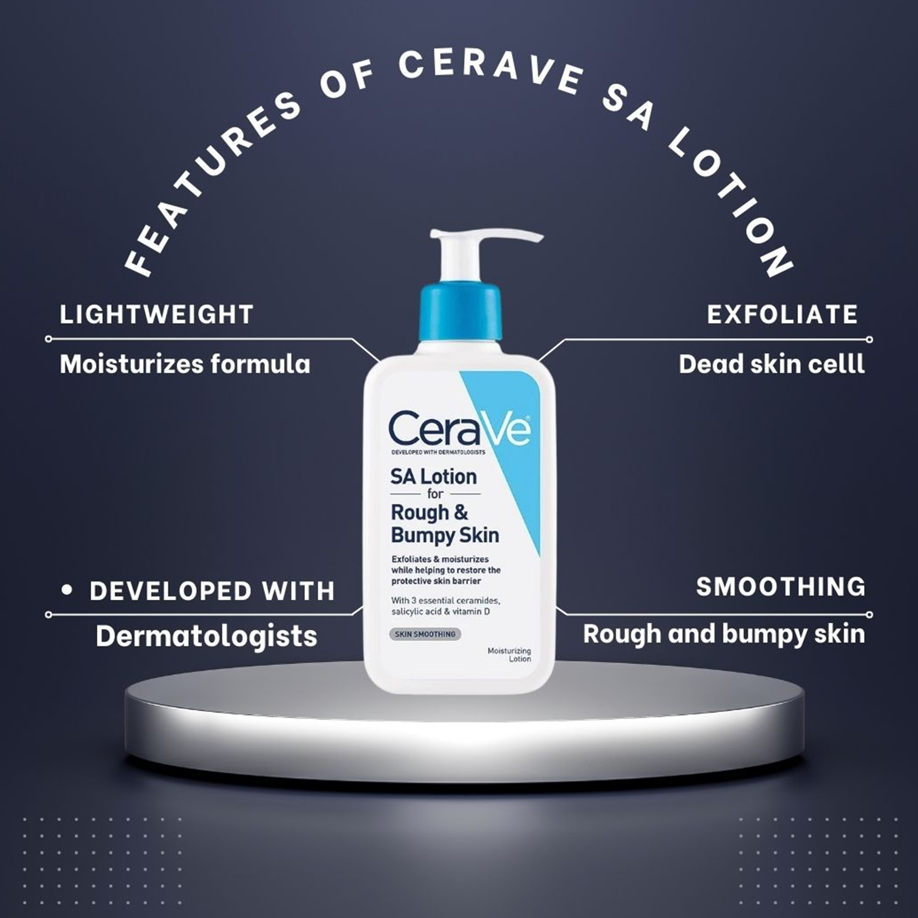CeraVe SA Lotion For Rough & Bumpy Skin - 237ml