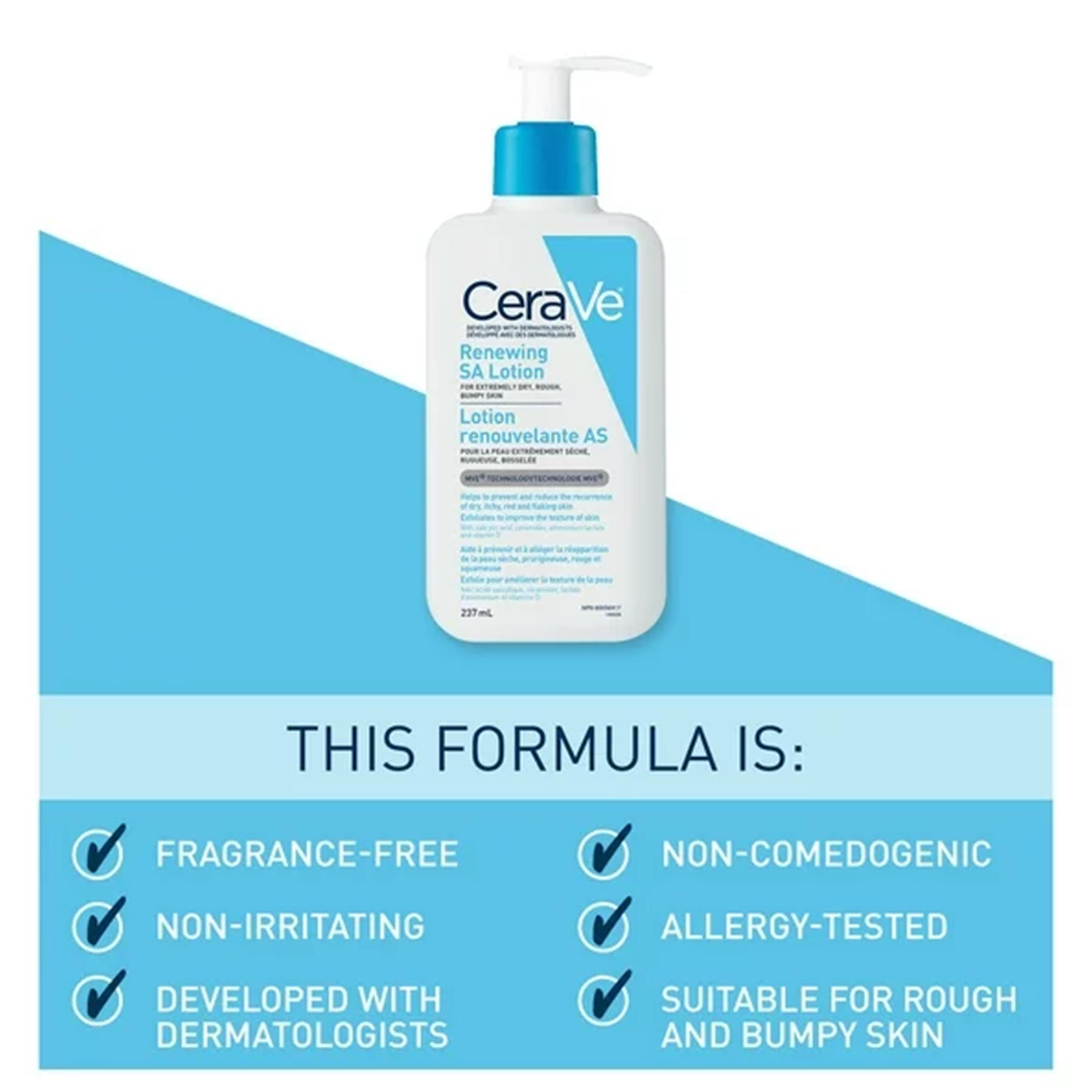 CeraVe SA Lotion For Rough & Bumpy Skin - 237ml