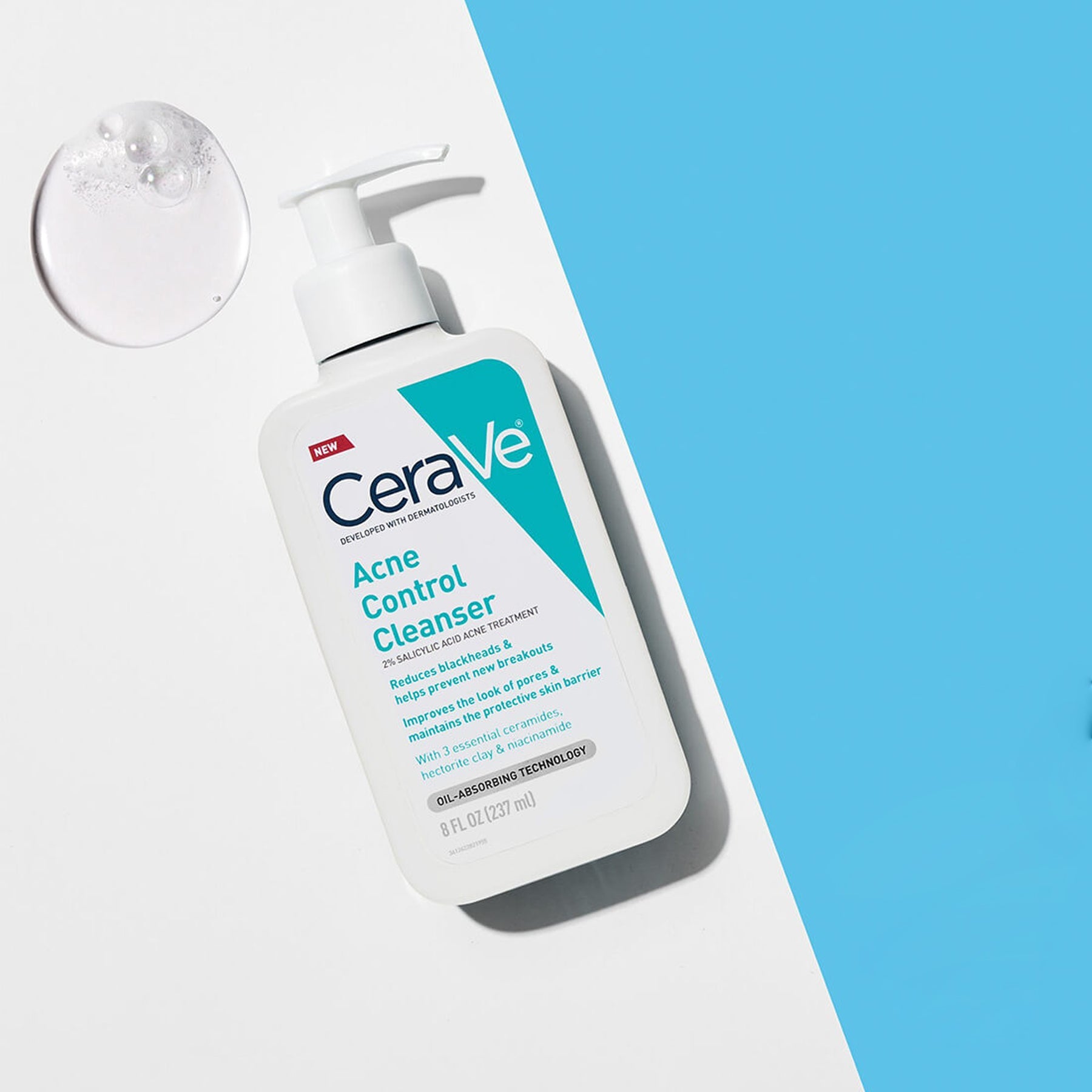 CeraVe Acne Control Cleaner With 2% Salicylic Acid Treatment - 237ml