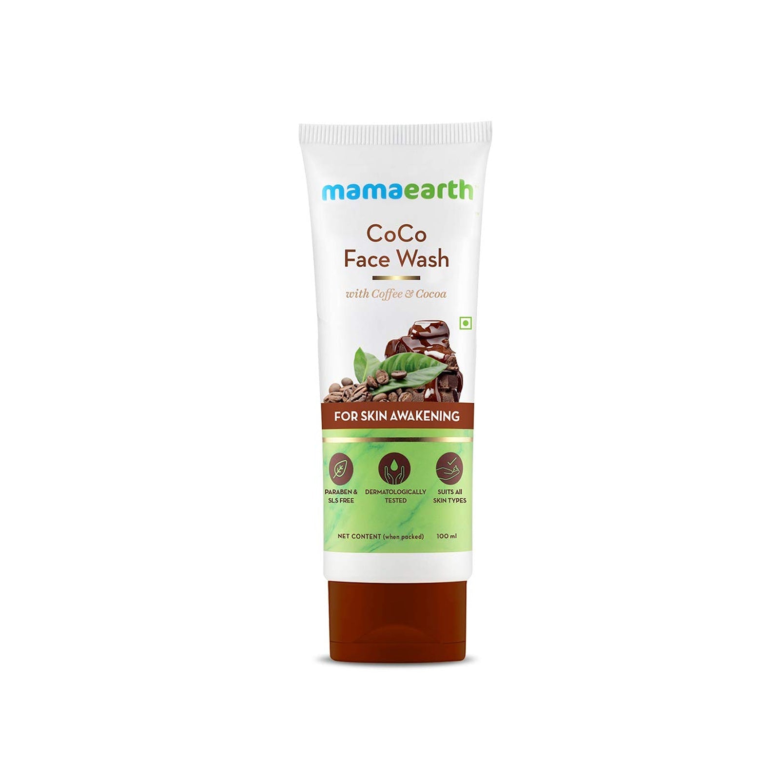 Mamaearth Face Wash - 100ml: SLS and Paraben-free Ubtan Face Wash 