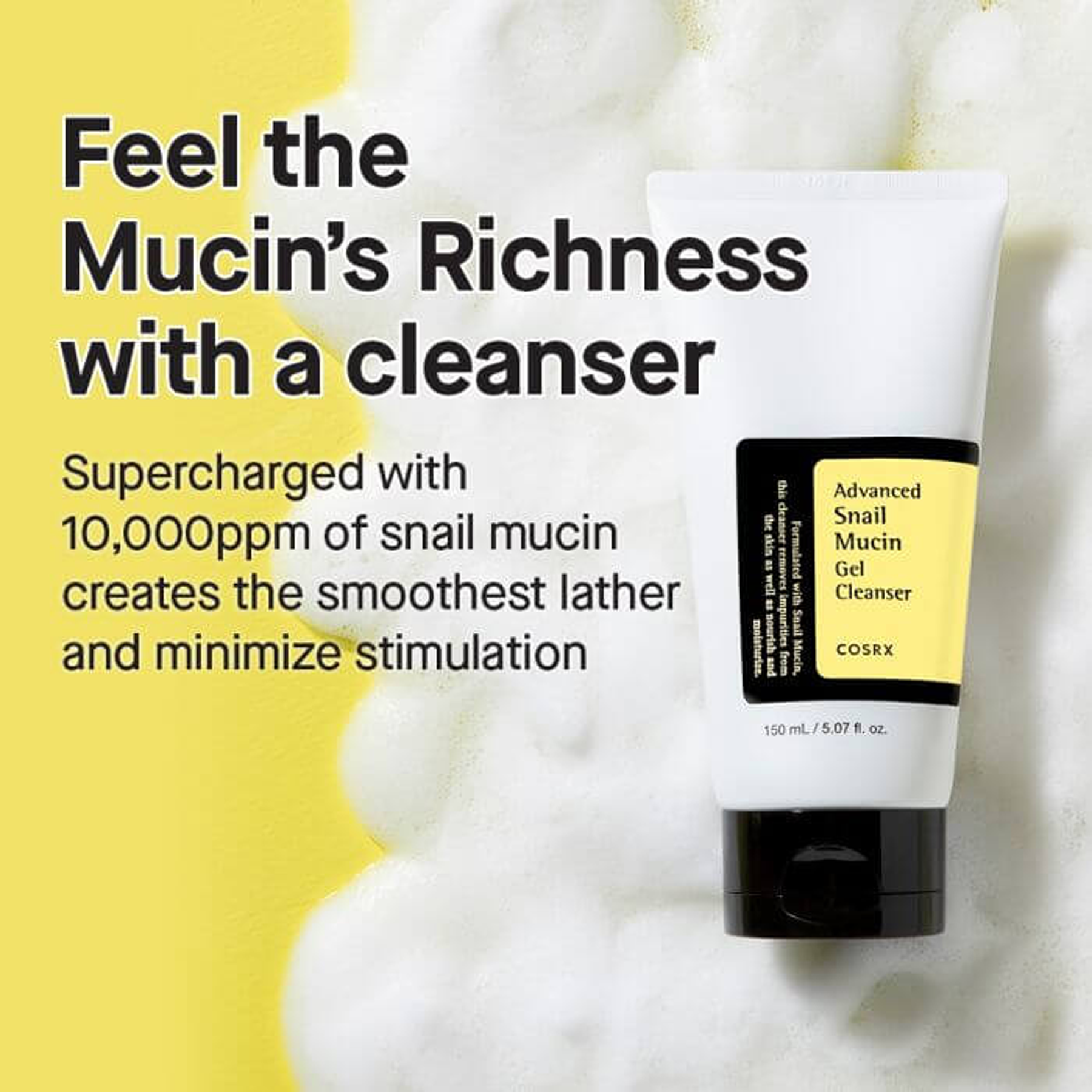 Cosrx Advanced Snail Mucin Gel Cleanser- Key Benefits