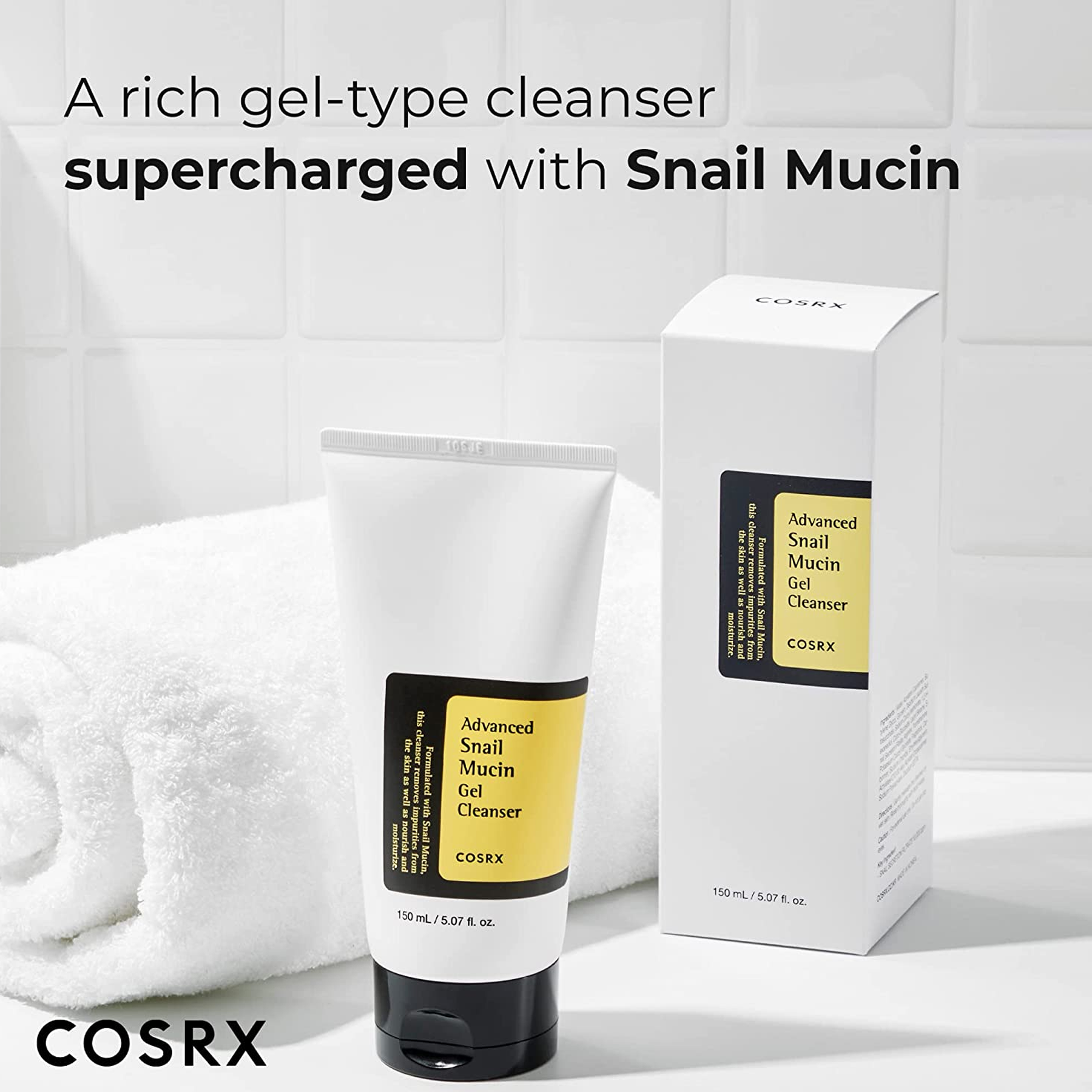 Cosrx Advanced Snail Mucin Gel Cleanser - Qasr Jamal