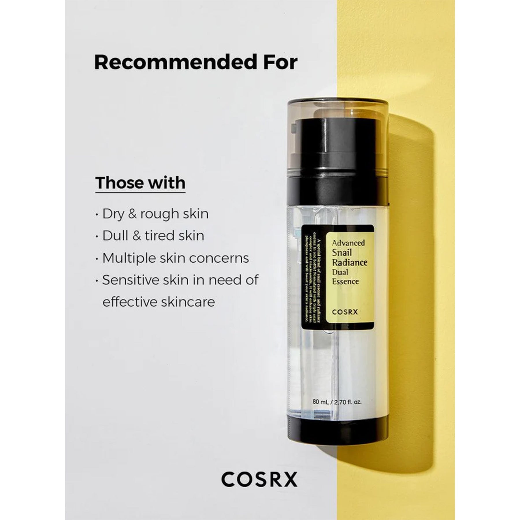 Cosrx Advanced Snail Radiance Dual Essence - Highly Recommended