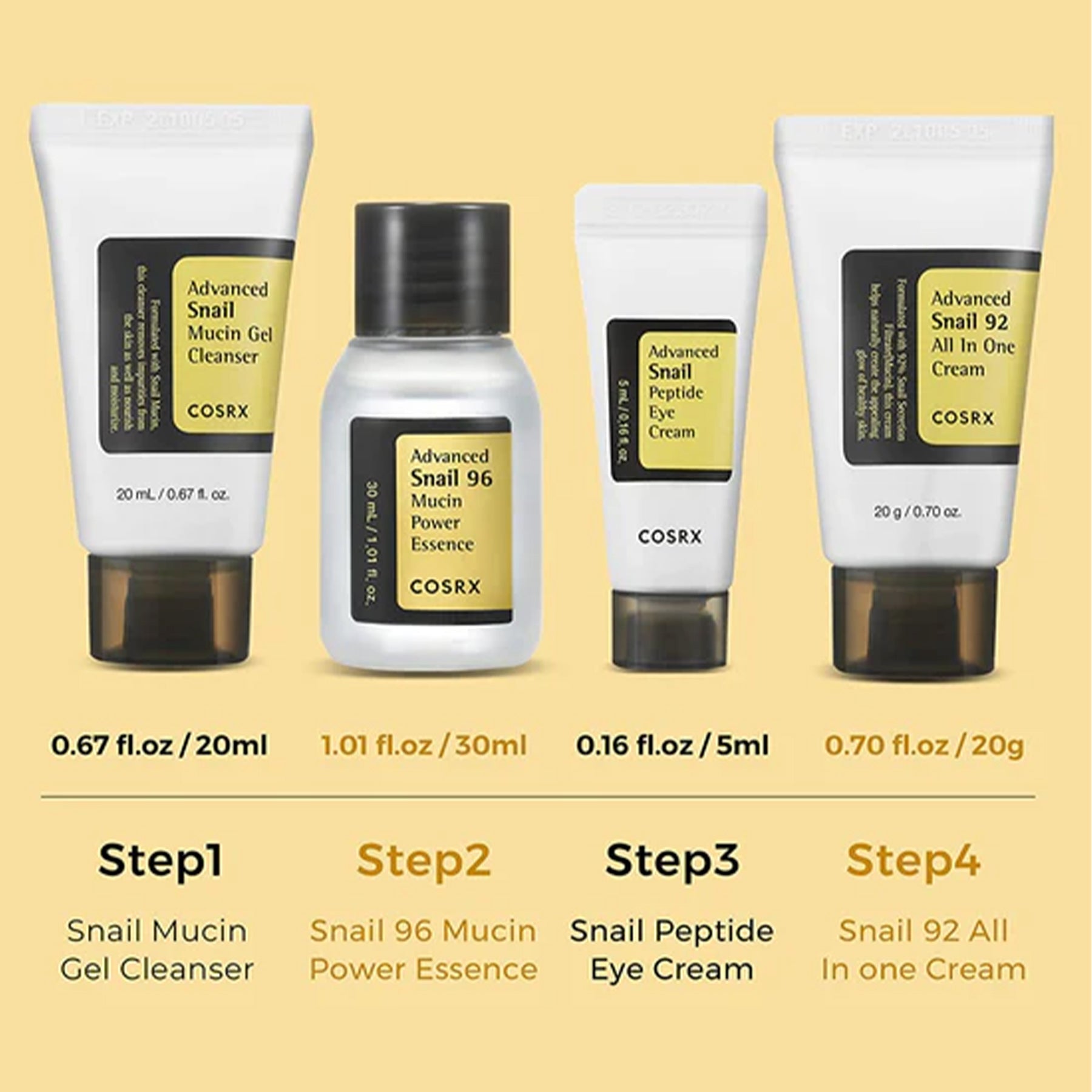 Cosrx All About Snail 4 Step Kit